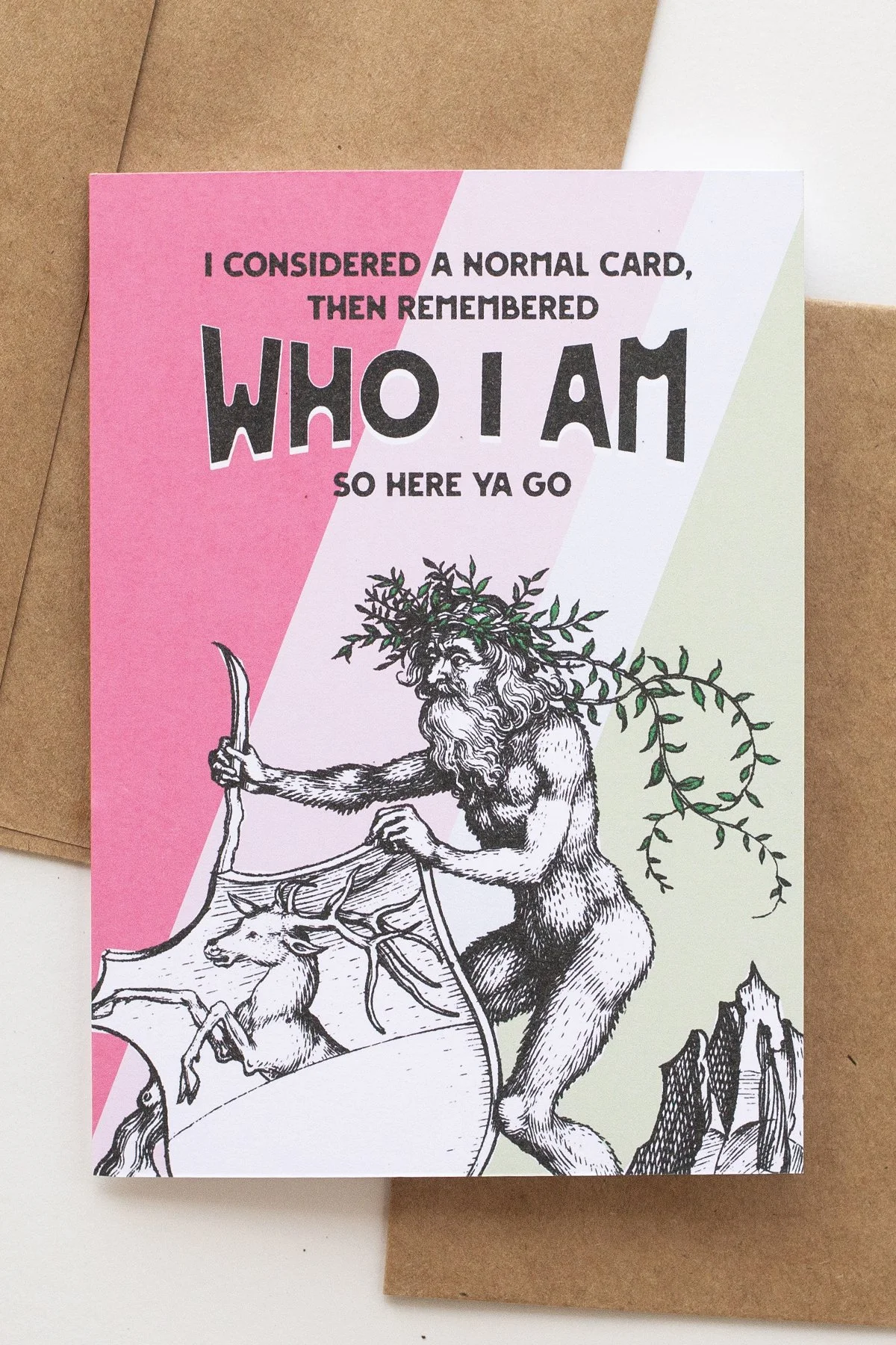 Funny Greeting Card 'I Considered a Normal Card' Everyday Handmade