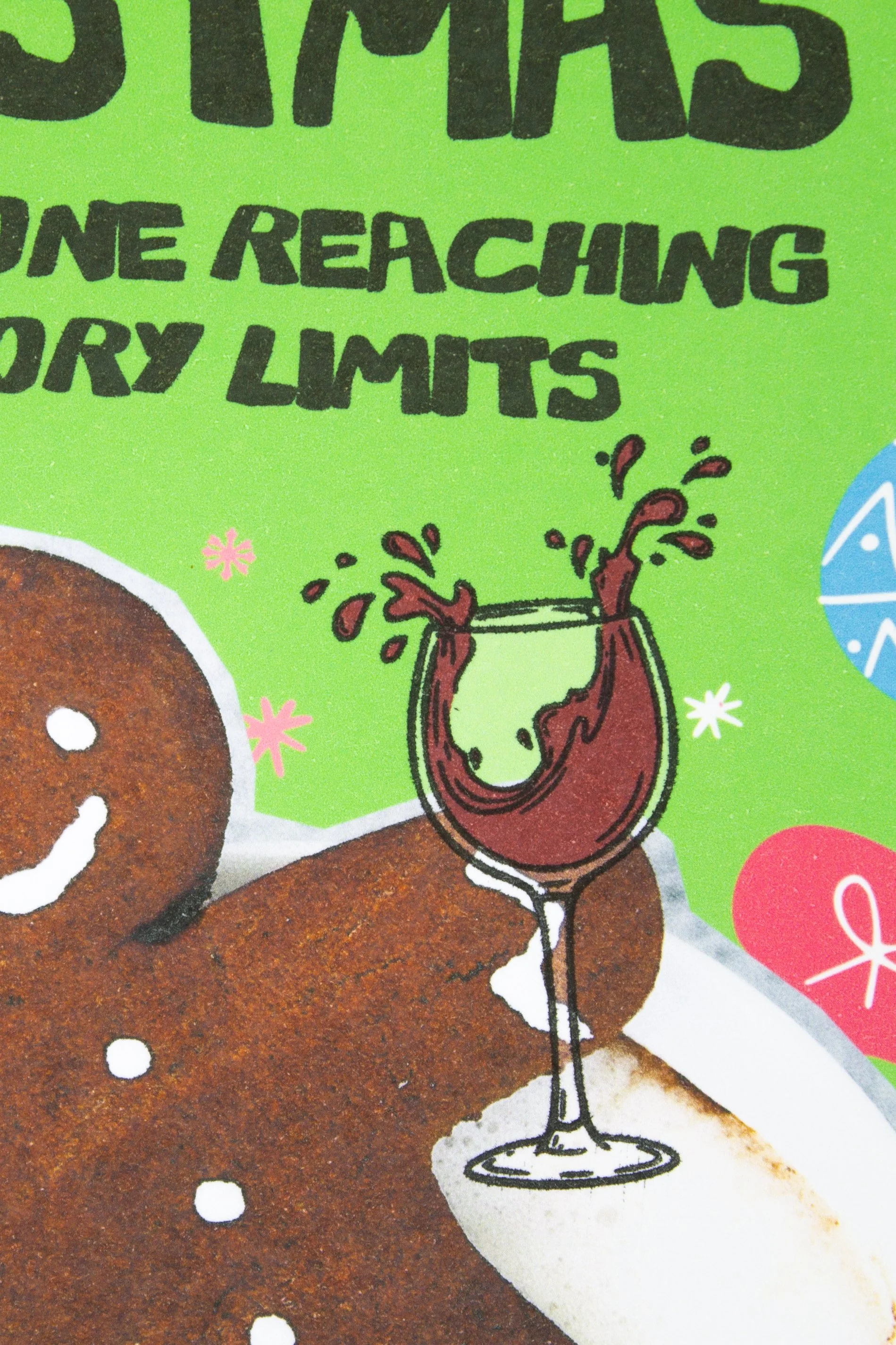 Funny Christmas Card for Overwhelmed Moms | "Merry Christmas From Someone Reaching Their Sensory Limits"
