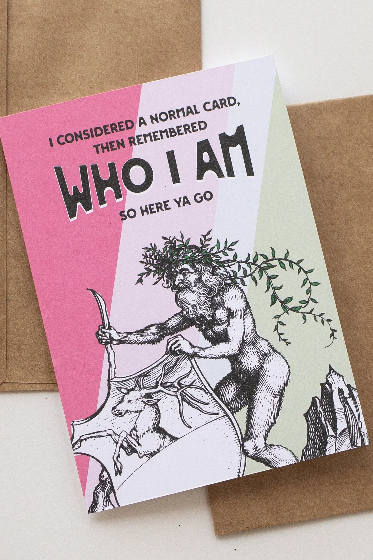 Funny Greeting Card 'I Considered a Normal Card' Everyday Handmade