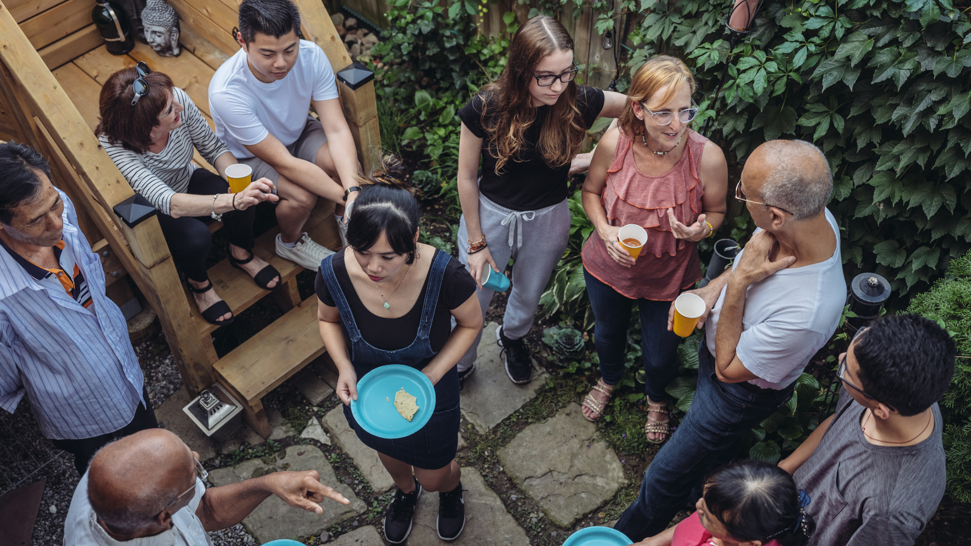 small faith group meeting at home