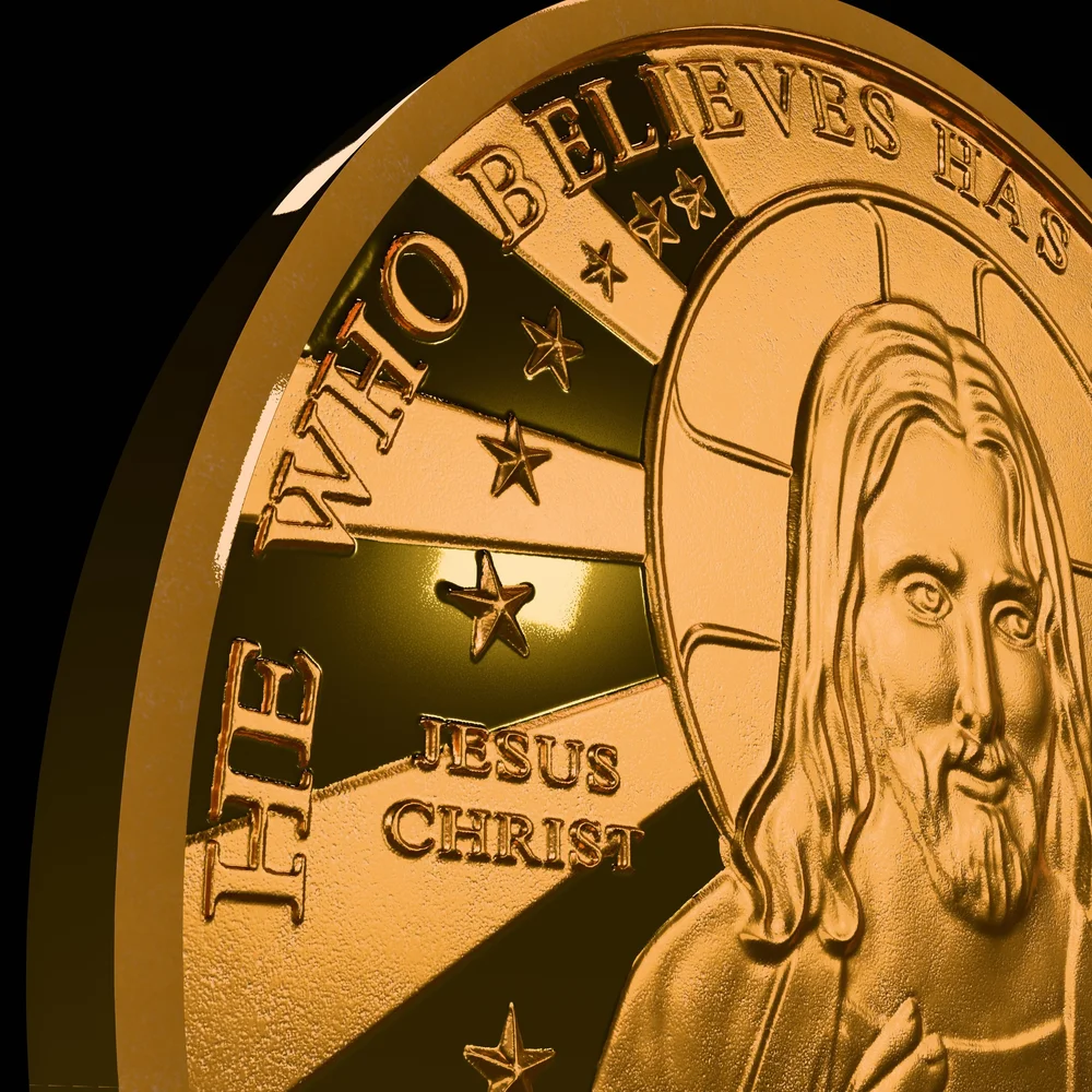 Eternal Life Coin – Single | Christian Keepsake & Daily Faith Reminder —  Eternal Life Collection