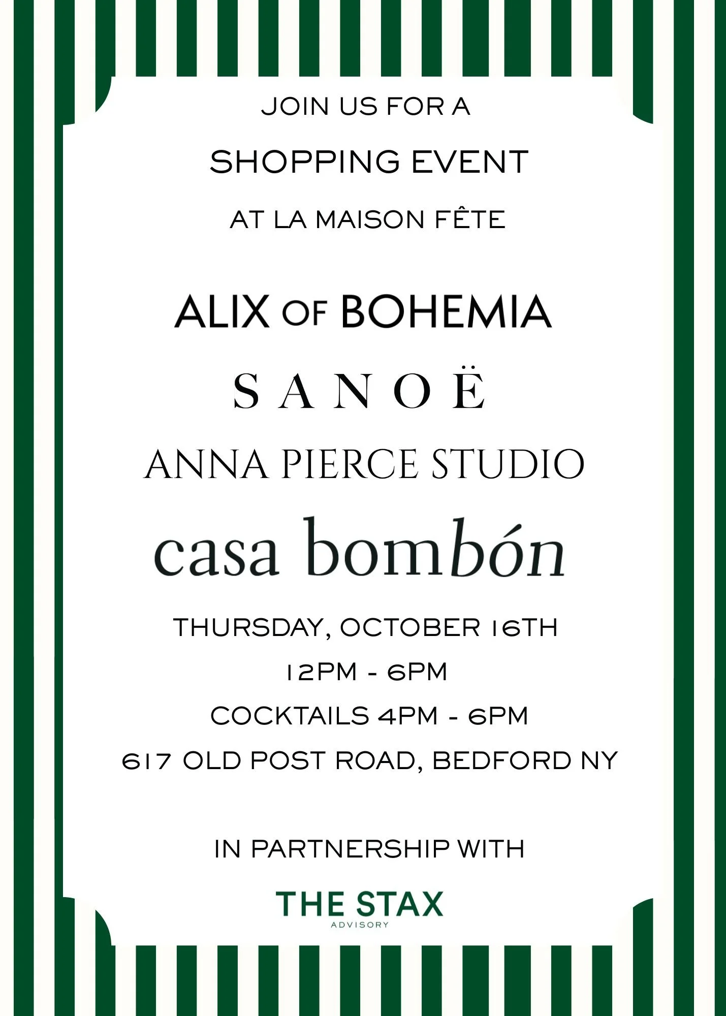 La Maison Fete: Pop-Up