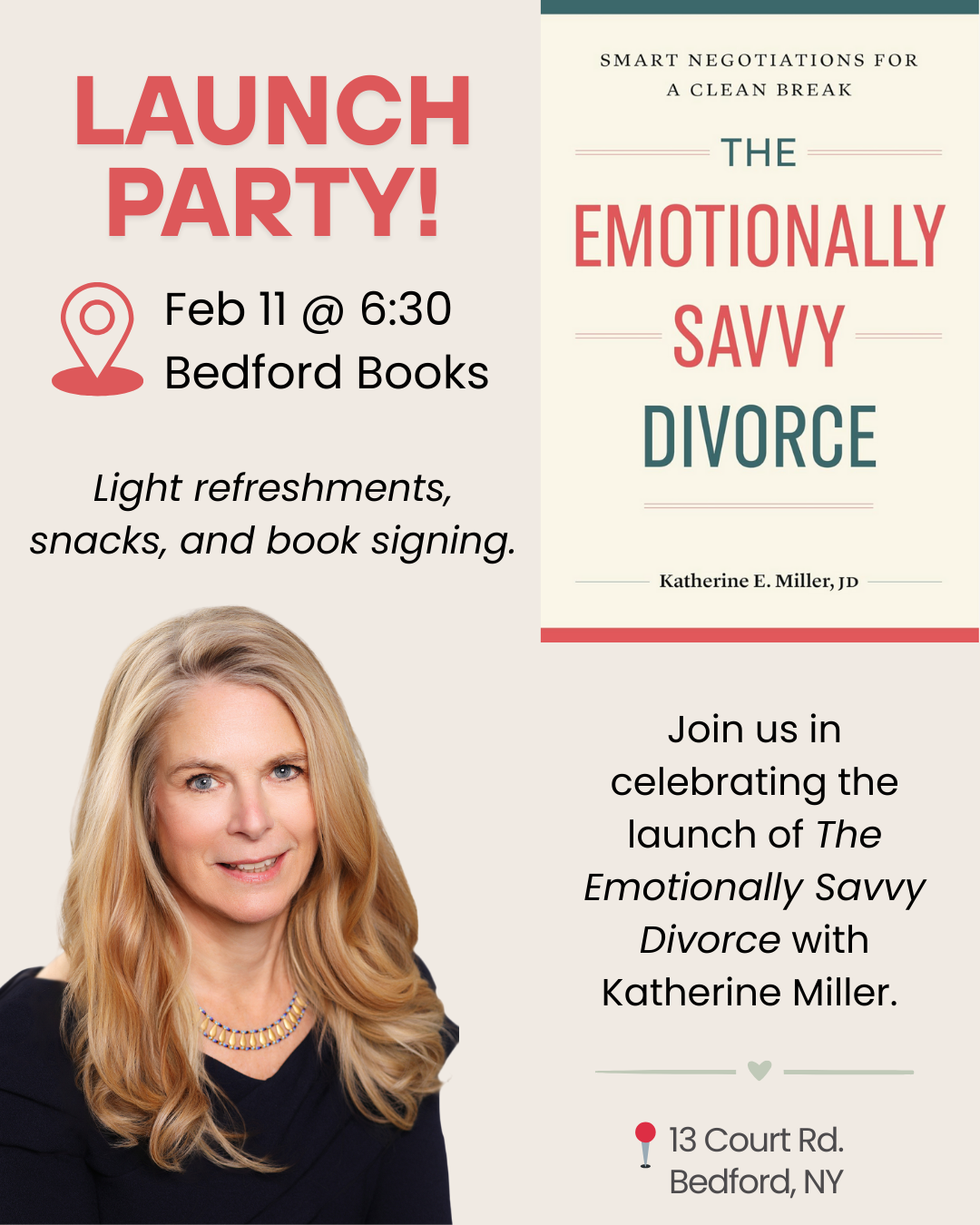 Bedford Books: Book Launch Party