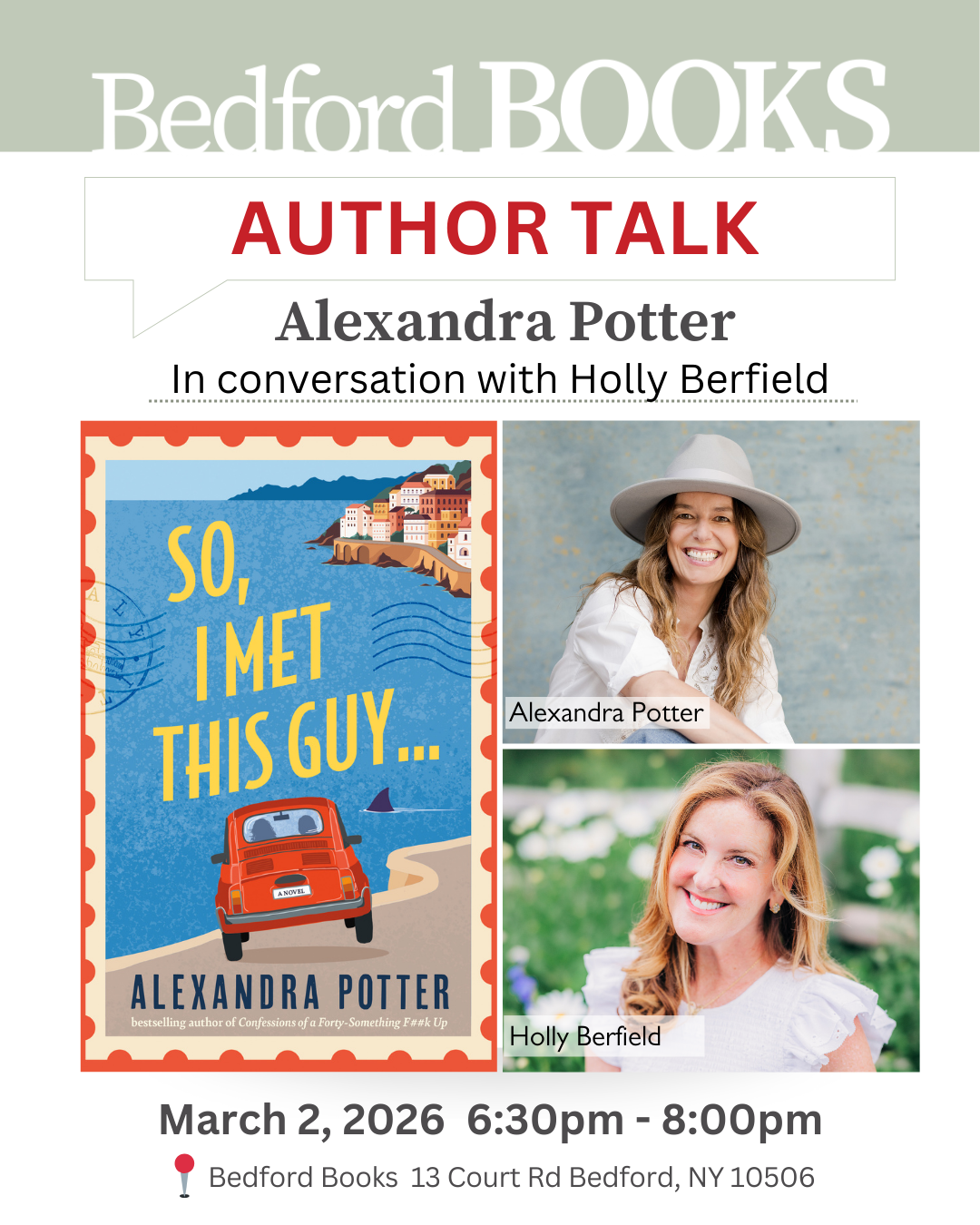 Bedford Books: Author Talk