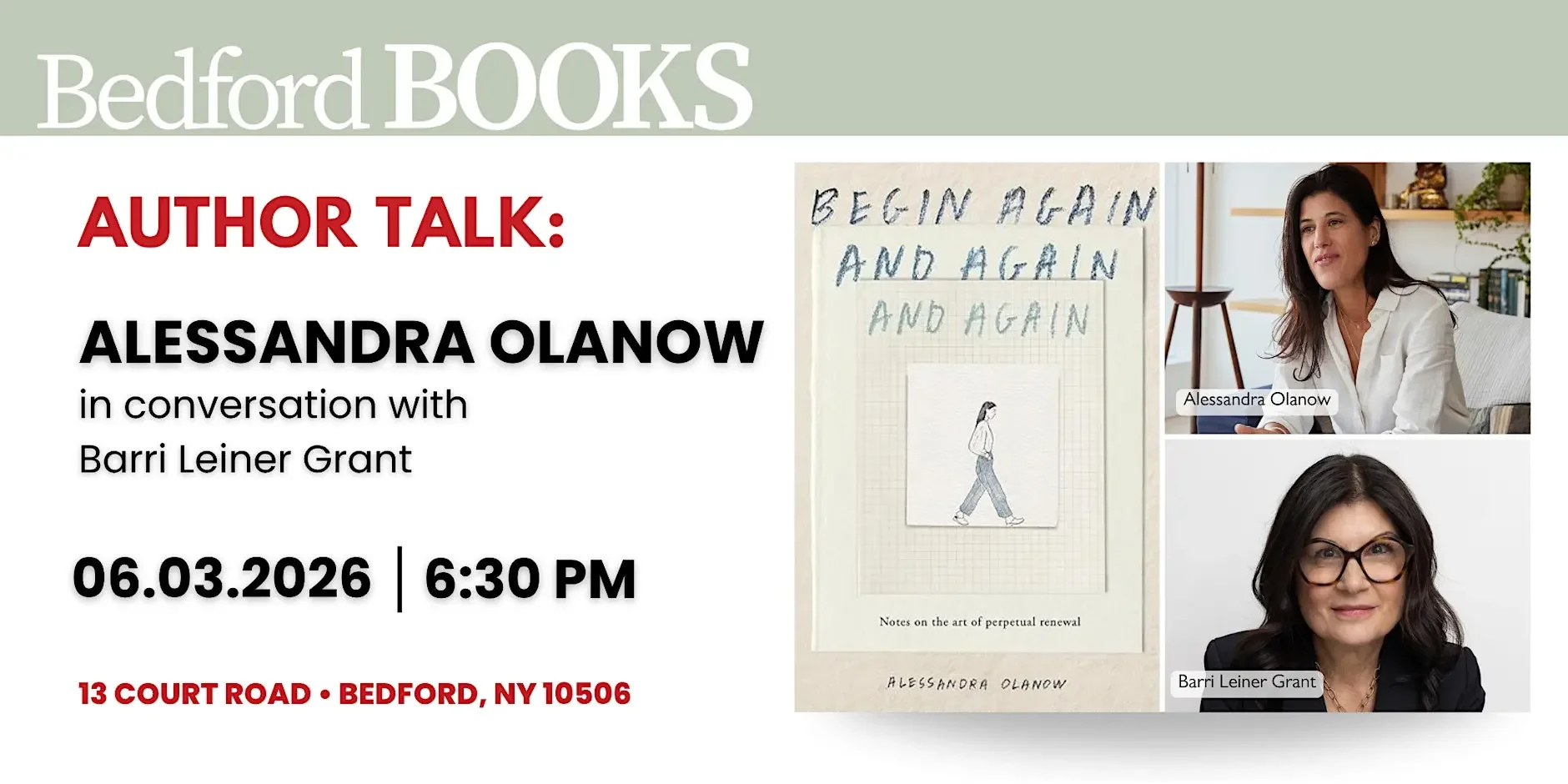 Bedford Books - Author Talk
