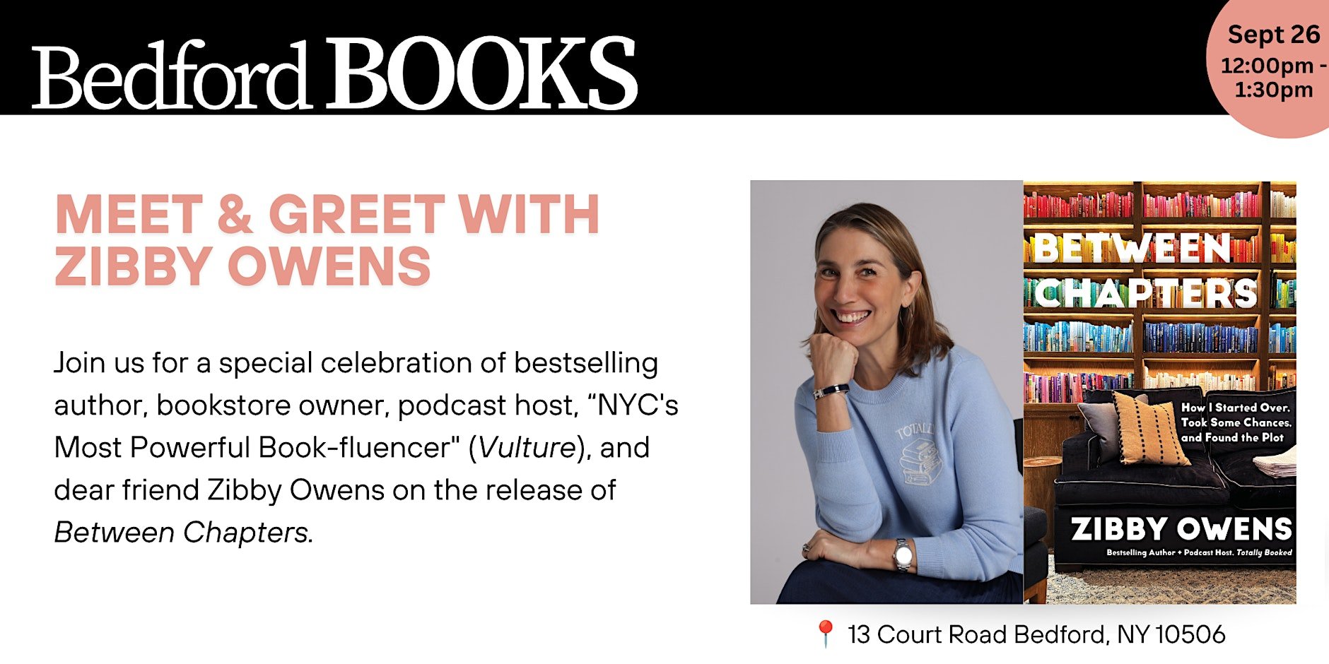 Bedford Books - Meet &amp; Greet