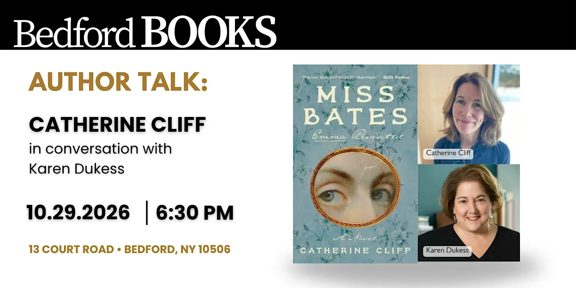 Bedford Books - Author Talk