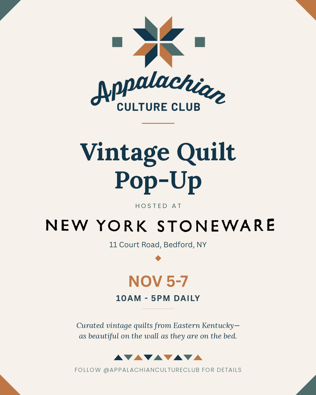 New York Stoneware - Trunk Show