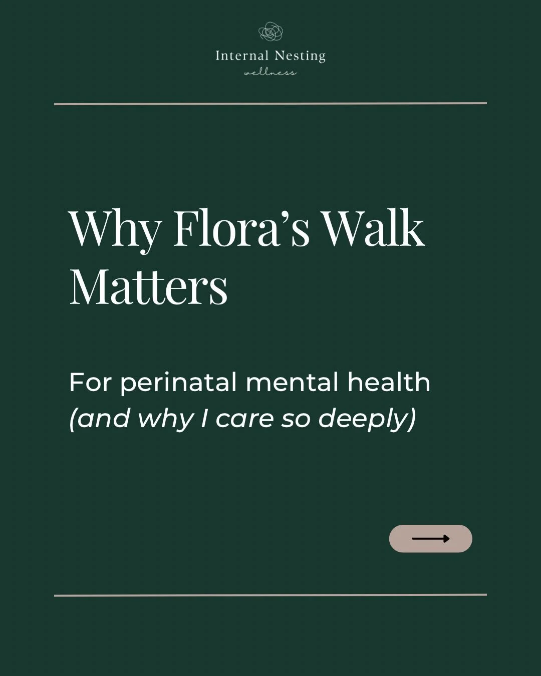 This is why Flora&rsquo;s Walk matters.

It&rsquo;s about making sure parents don&rsquo;t have to &ldquo;just get through it.&rdquo; It&rsquo;s about access to therapy, to support groups, to community care. It&rsquo;s about shortening waitlists and r