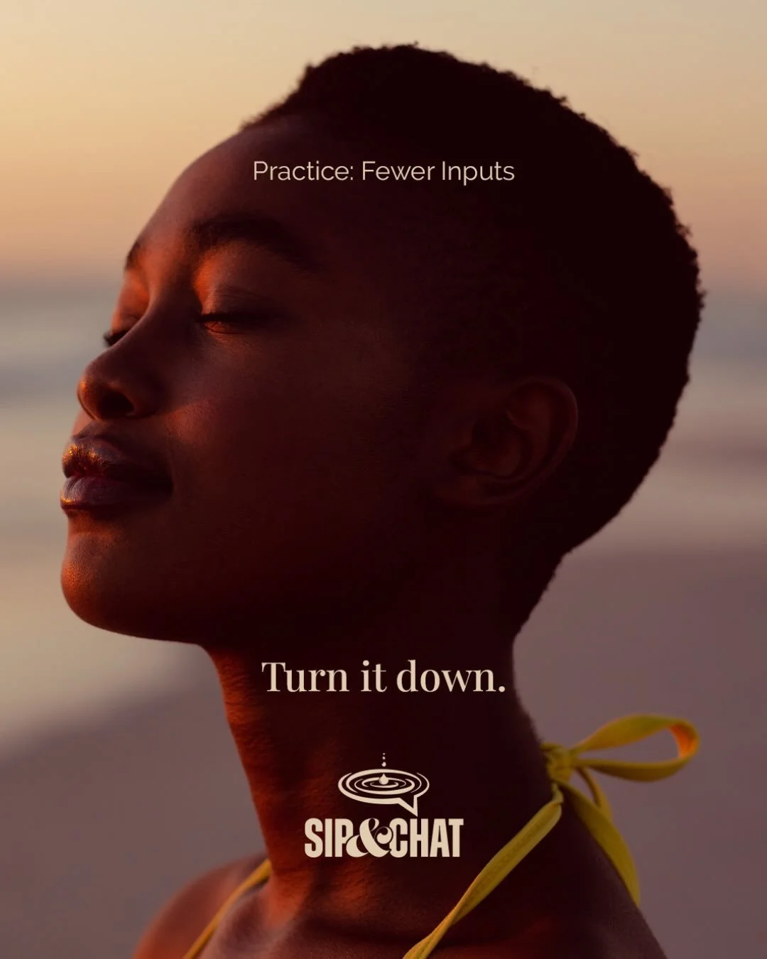 Not everything needs your attention. Not everything deserves your energy.

Clarity doesn&rsquo;t come from consuming more, it comes from creating space. From stepping back to sitting in the quiet long enough to actually hear yourself again.

You don&