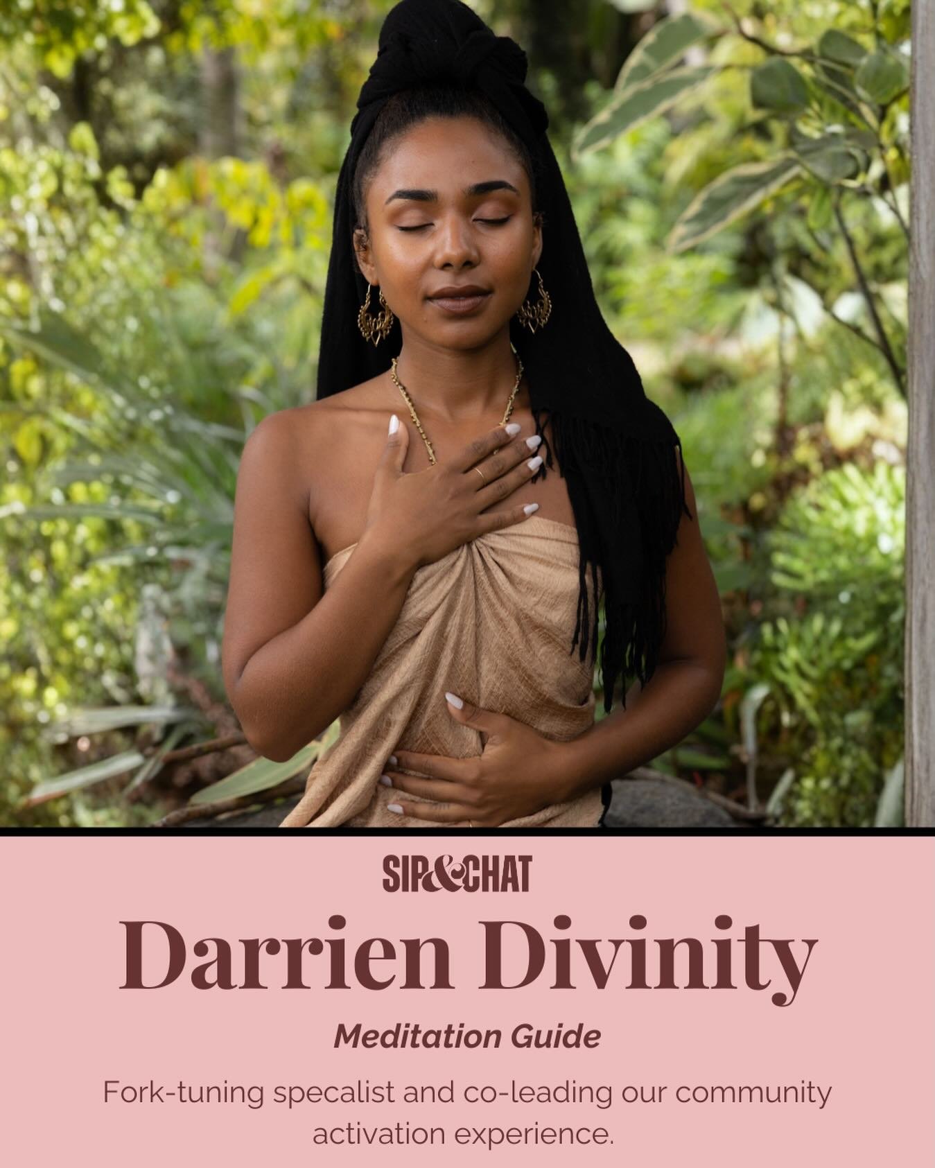 We&rsquo;re excited to welcome Darrien Divinity as a facilitator for our &ldquo;Pride Has Purpose&rdquo; event on June 13th ✨

A meditation guide and fork-tuning specialist, Darrien creates space for grounding, reflection, and connection. We&rsquo;re