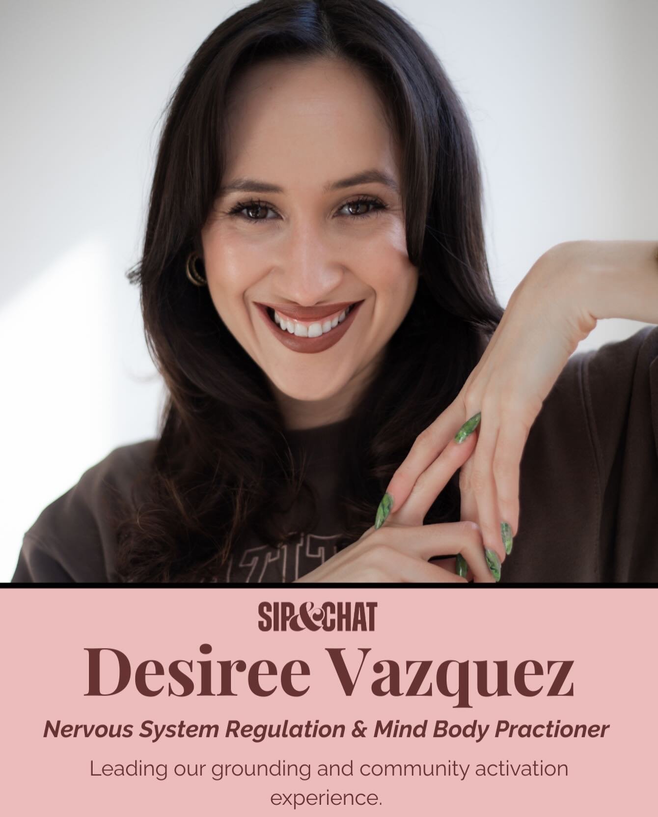 We&rsquo;re excited to welcome Desiree Vazquez as a facilitator for &ldquo;Pride Has Purpose&rdquo; on June 13th at @bloomboom_shop ✨

As a nervous system regulation and mind-body practitioner, Desiree will be leading our grounding and community acti