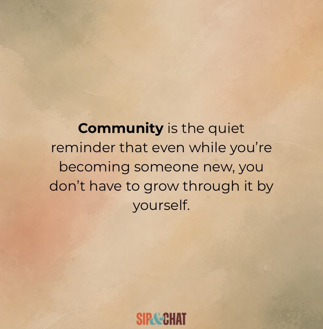 At Sip &amp; Chat, we believe healing doesn&rsquo;t have to happen in isolation. There&rsquo;s something powerful about being in a room with people who are willing to show up, be present, and have honest conversations.

Growth is personal, but it&rsq