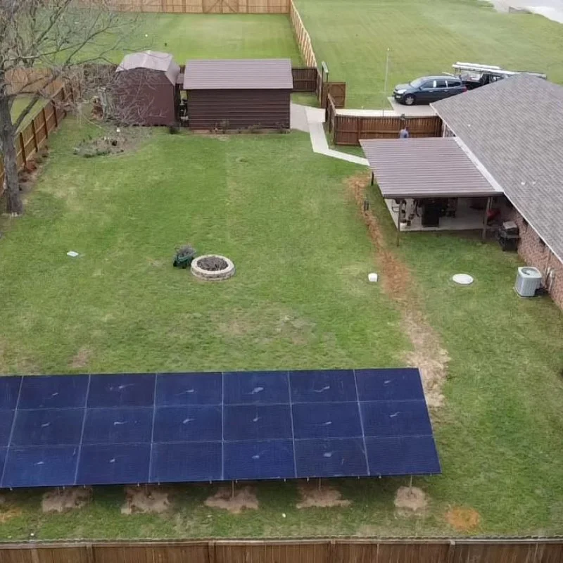 Ground-mounted solar panels for residential properties – Switch to clean energy now.