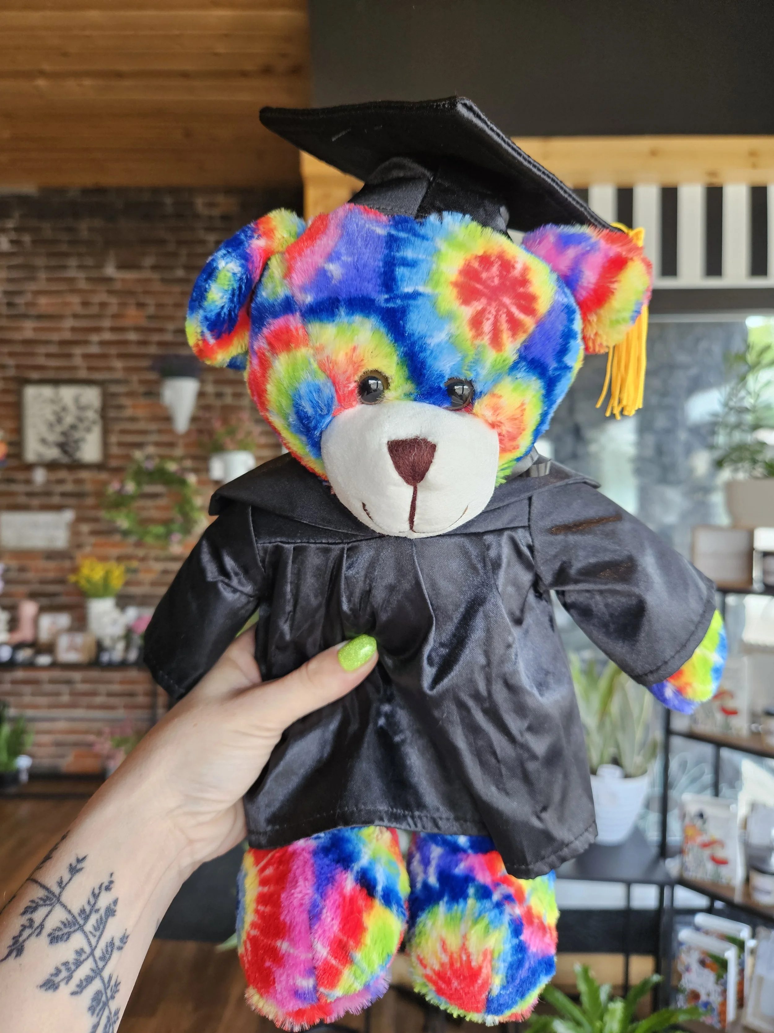 Tie-Dye Grad Bear