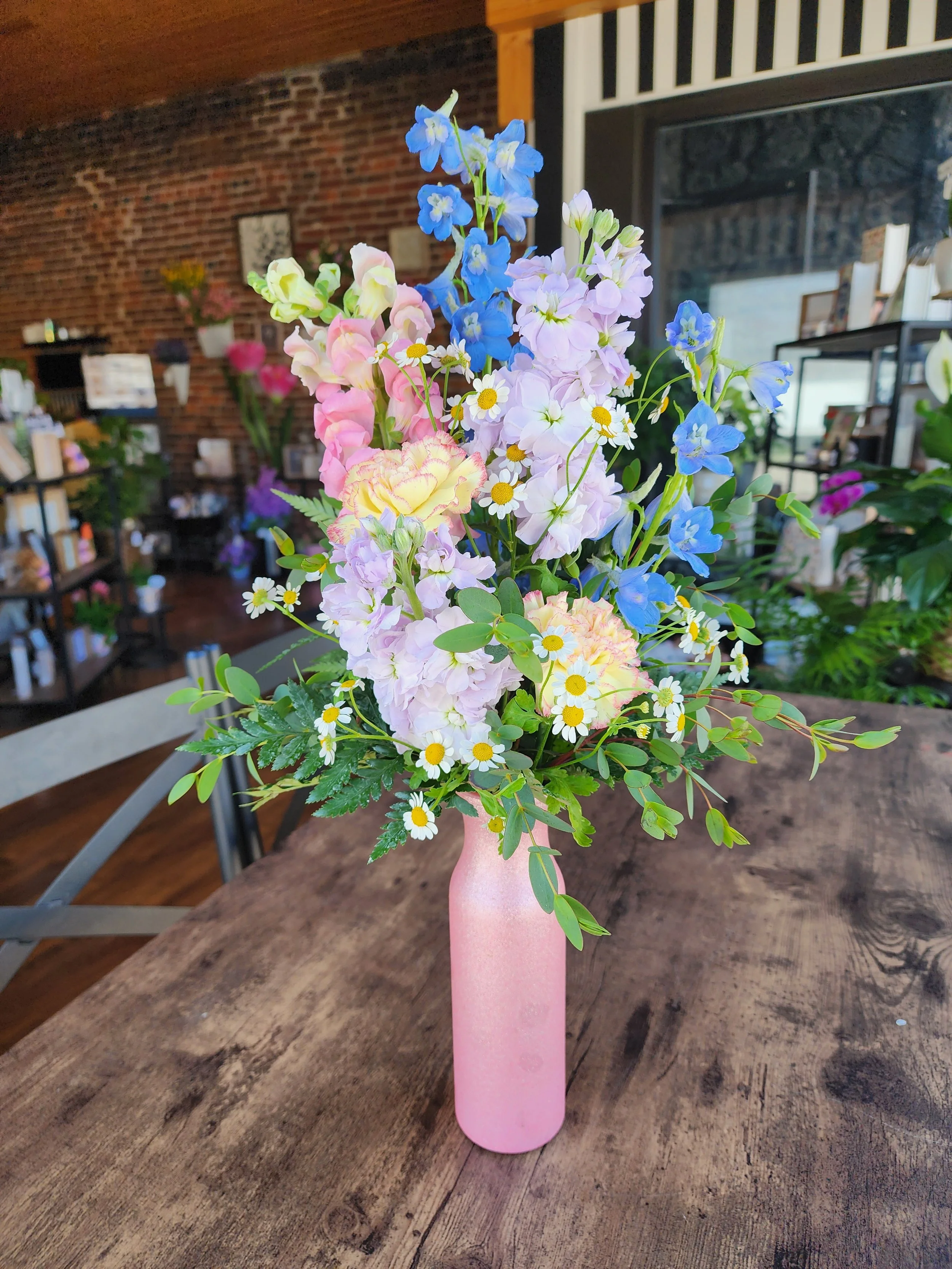 Glitter Garden Bud Vase