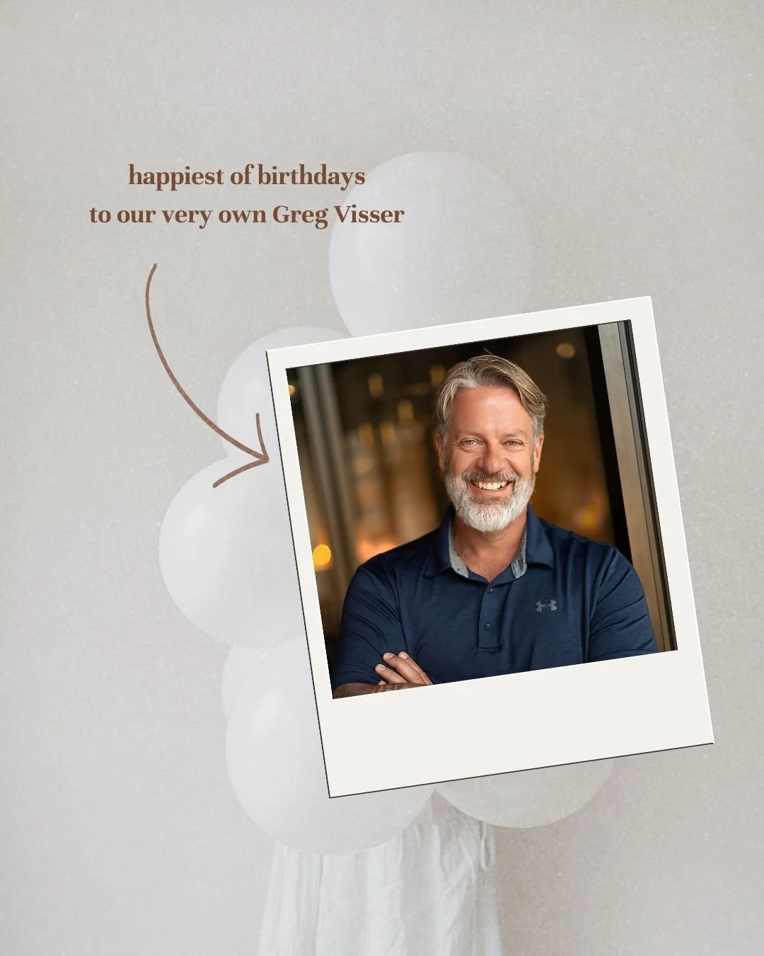 Happy Birthday Greg! Hope it's an amazing day!