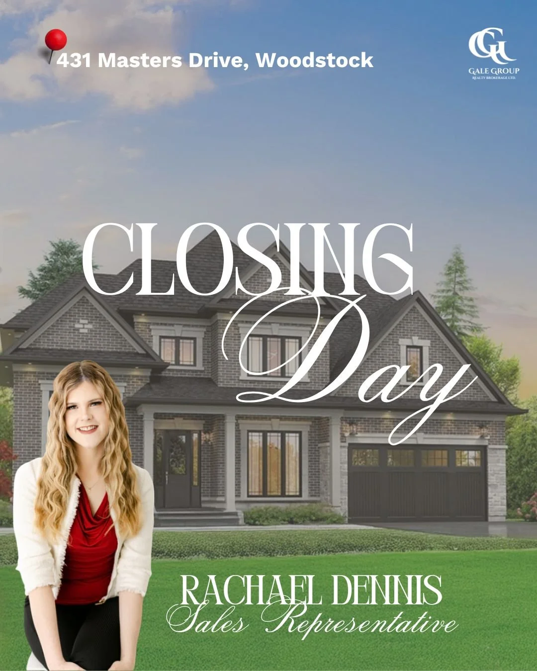 HAPPY CLOSING DAY📍431 Masters Drive, Woodstock

Closing day is here! So happy to see this one come together and wishing everyone all the best as this next chapter begins.

Rachael Dennis
Sales Representative
Gale Group Realty Brokerage Ltd.
(226) 22