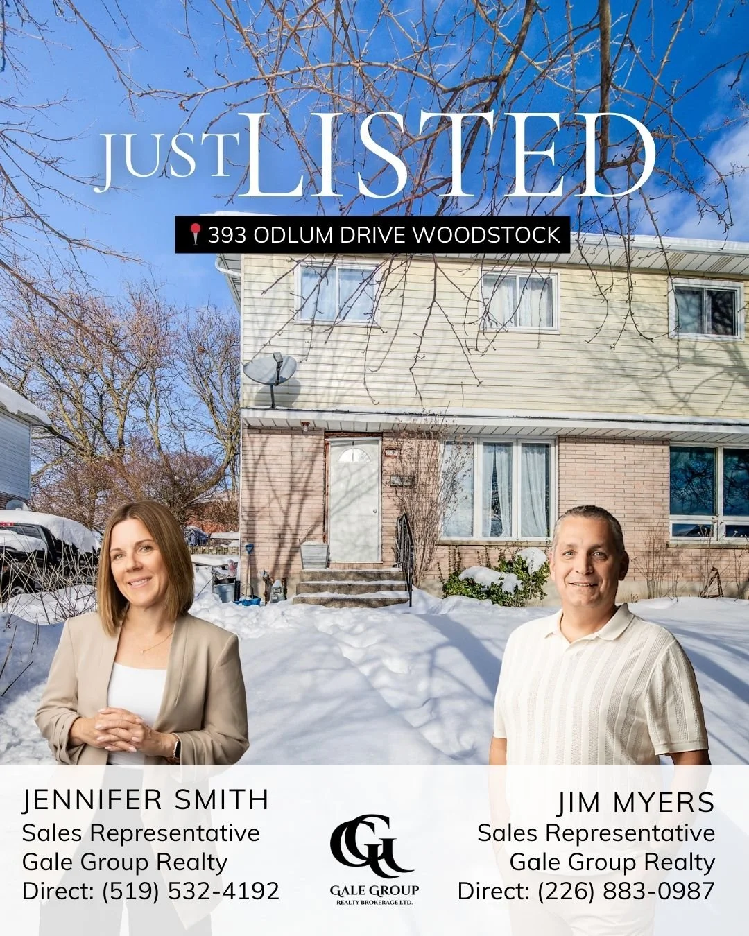 JUST LISTED📍393 Odlum Dr, Woodstock
Offered at $449,000

Welcome to this well-located 3-bedroom, 1.5-bath semi-detached home in a highly sought-after neighbourhood, just steps from parks, schools, and everyday shopping. With a functional layout and 