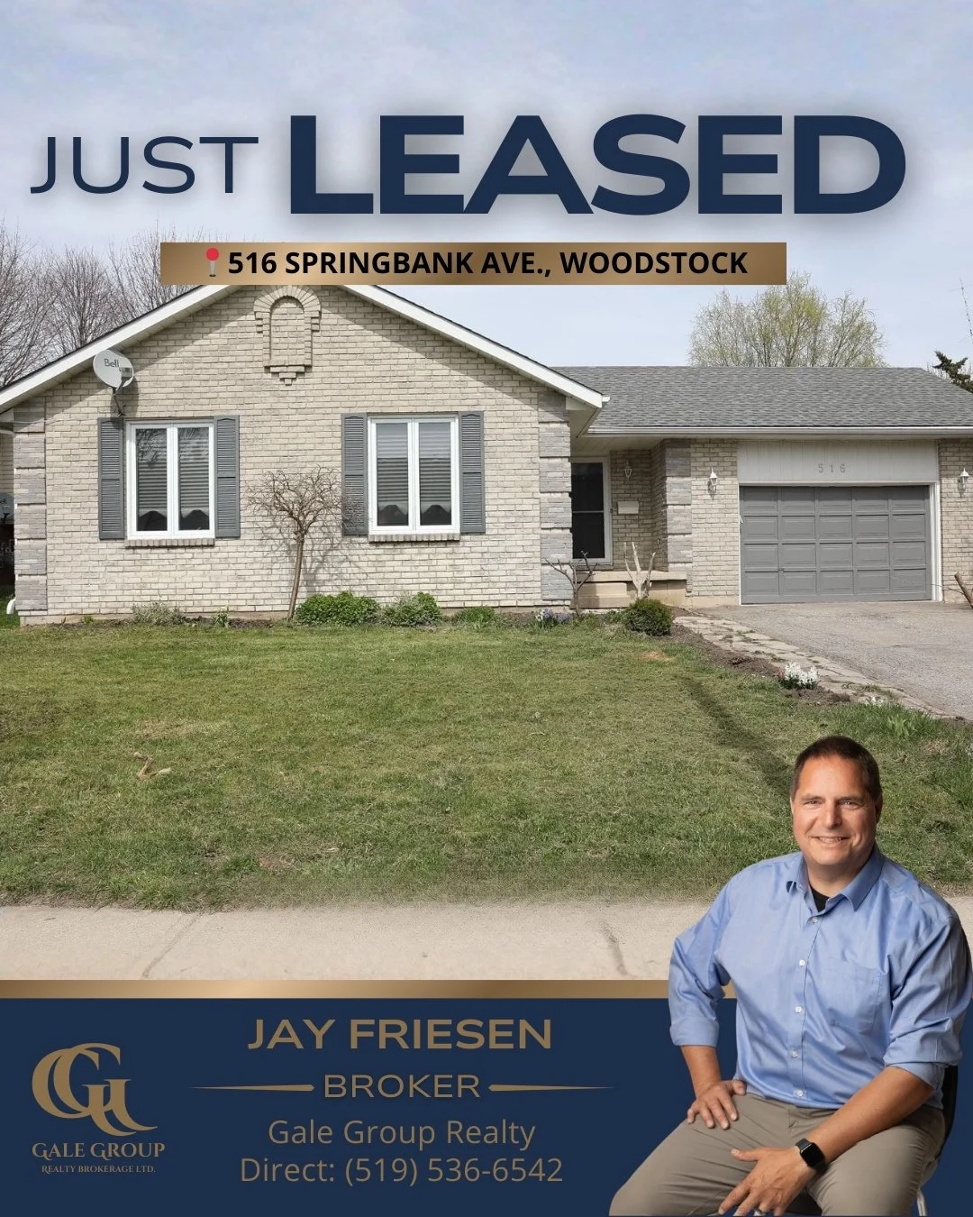 JUST LEASED 
📍 516 Springbank Ave, Woodstock

We&rsquo;re so happy for Jay&rsquo;s tenants on finding their new place! Securing the right home is an important step, and we&rsquo;re glad we could help make the process smooth and straightforward from 