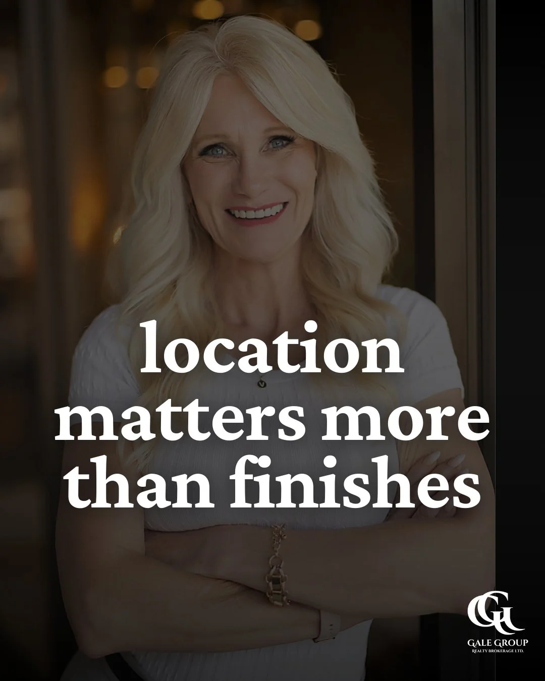 Finishes can be changed. Location can&rsquo;t.

A beautiful kitchen or updated flooring is appealing, but those features can be renovated over time. What you can&rsquo;t modify is the neighbourhood, the proximity to schools or amenities, the commute,