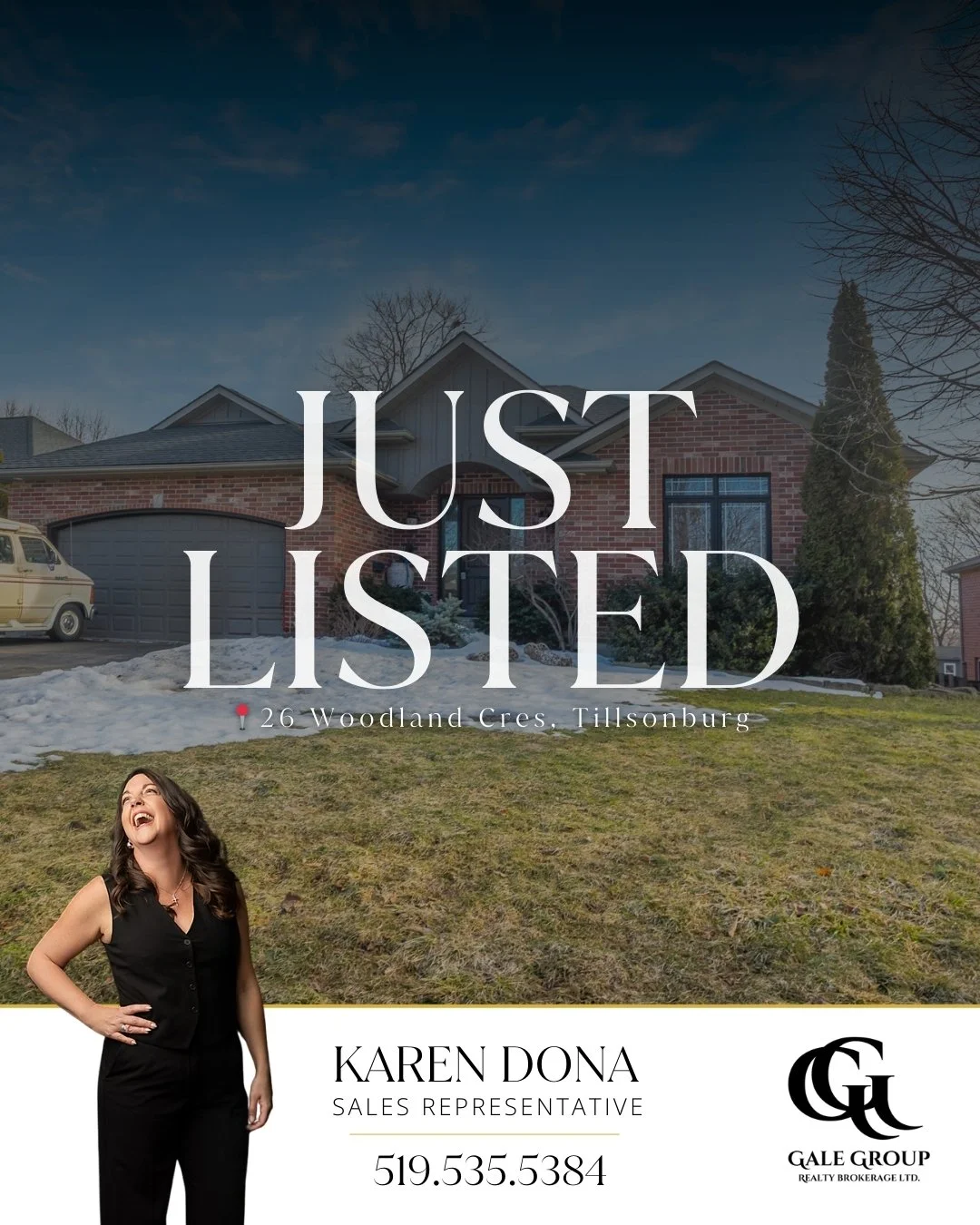 JUST LISTED 📍26 Woodland Crescent, Tillsonburg
$930,000

Welcome to this beautifully maintained 2+2 bedroom, 2 full bathroom home located in a desirable, family-friendly neighbourhood. This inviting property offers a wonderful blend of comfort, styl