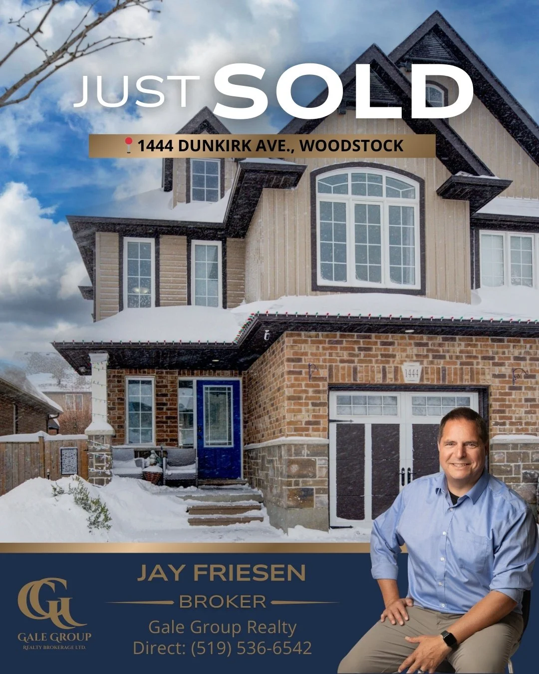 JUST SOLD 📍1444 Dunkirk Ave, Woodstock

We are so happy for Jay&rsquo;s clients on the successful sale of their home! Congratulations to them as they move forward into their next chapter &mdash; we wish them all the very best.

Jay Friesen
Broker
Ga