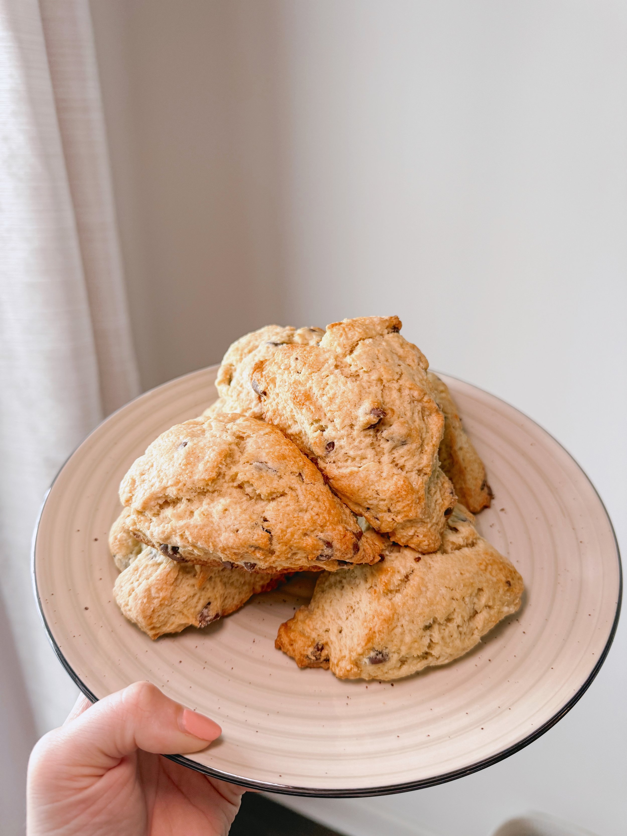 Sourdough Chocolate Chip Scones