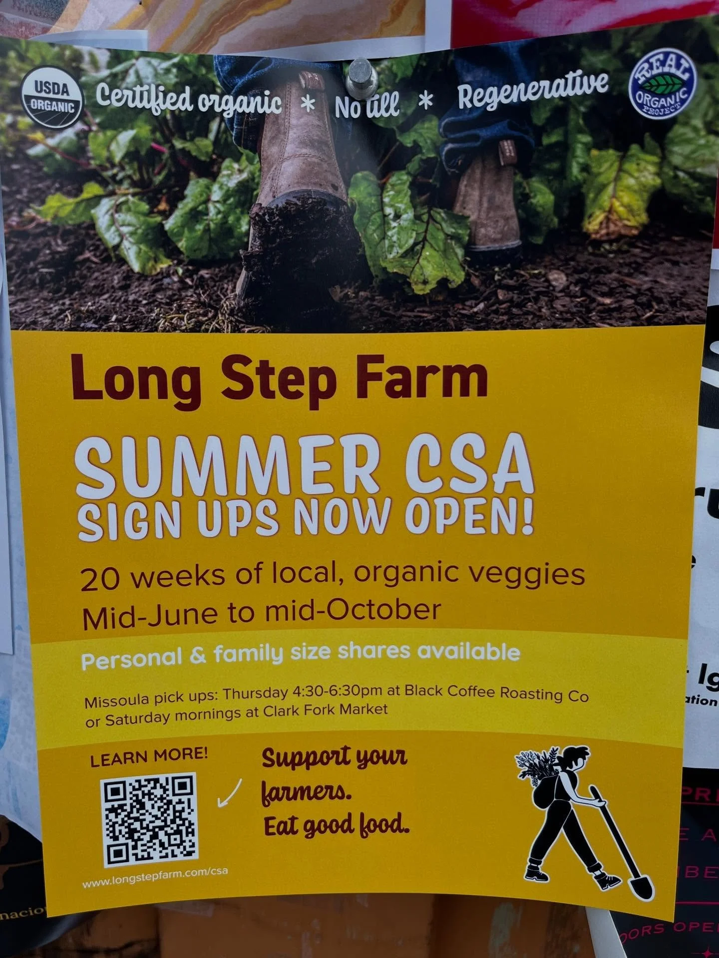 Here we go again! Our Summer CSA is officially NOW OPEN for sign ups, with a link to our website for more info and sign ups in our bio. This year, our CSA will offer 20 weeks of local, organic veg from our farm, June 11 - October 22nd. We have three 