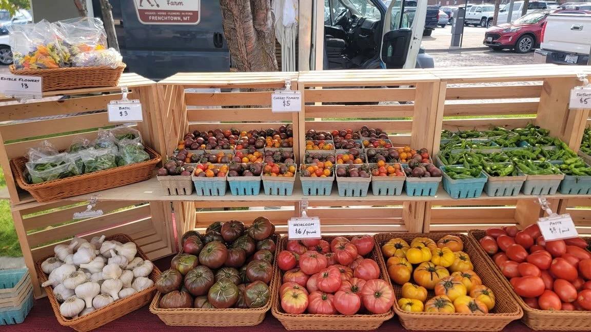 We&rsquo;re here @missoulafarmersmarket now until 7pm - come on down! And here&rsquo;s a little reminder of this fleeting season - there&rsquo;s one more month of Tuesday evening markets! Yeek!