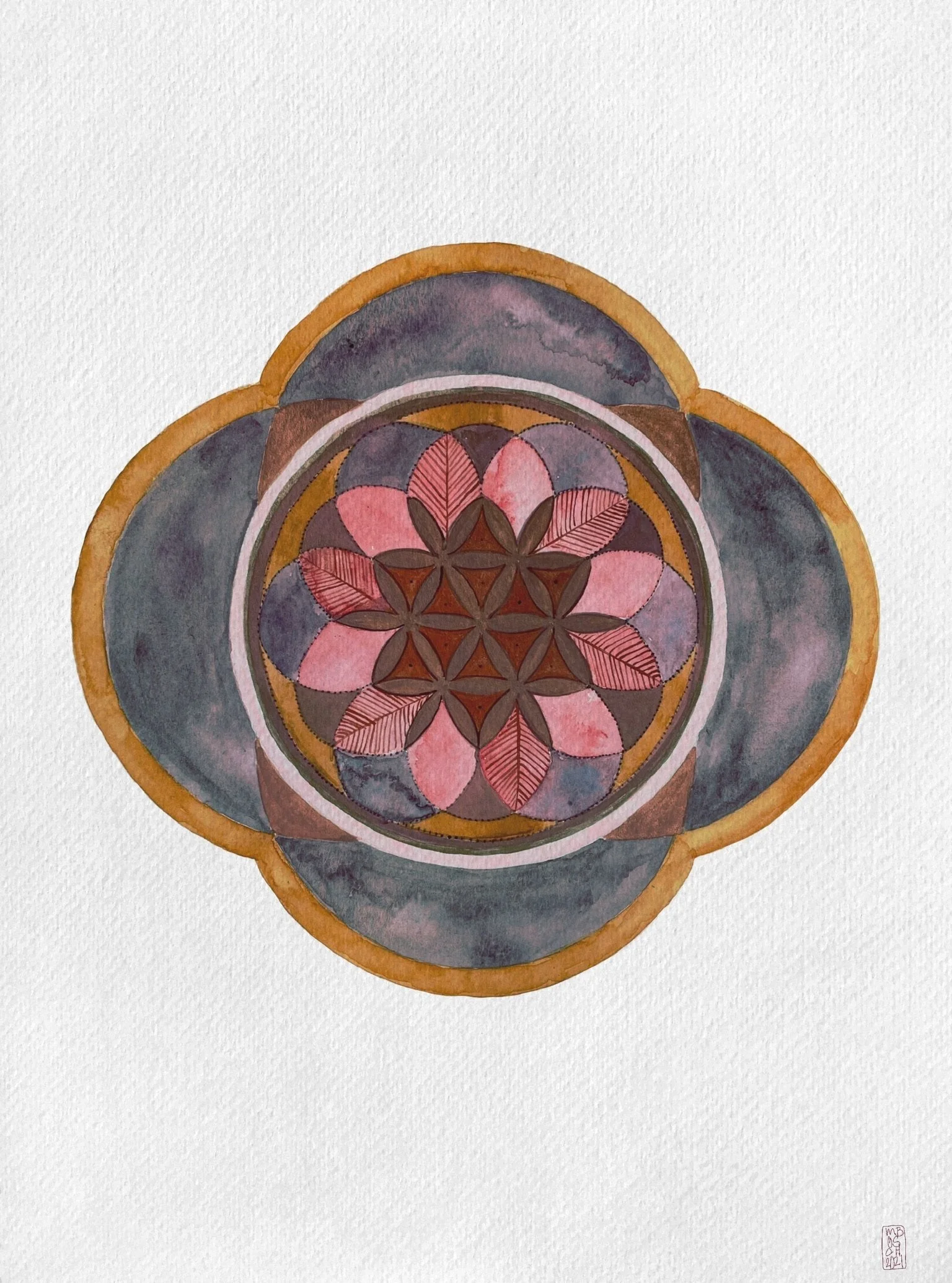 An'Anasha
Water Color on Paper
22x 32 in