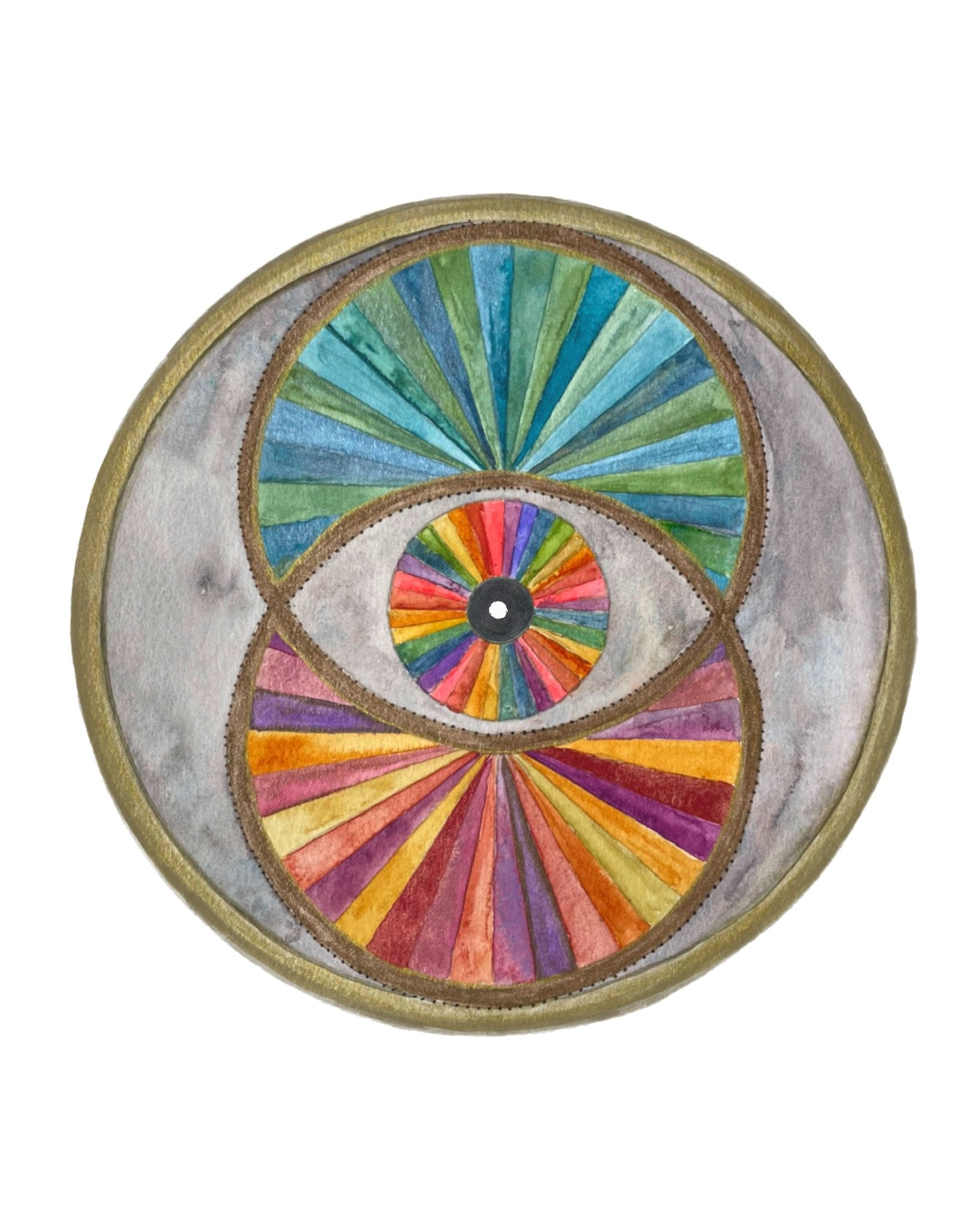 Vesica Piscis
Watercolor on Paper
22x32 in