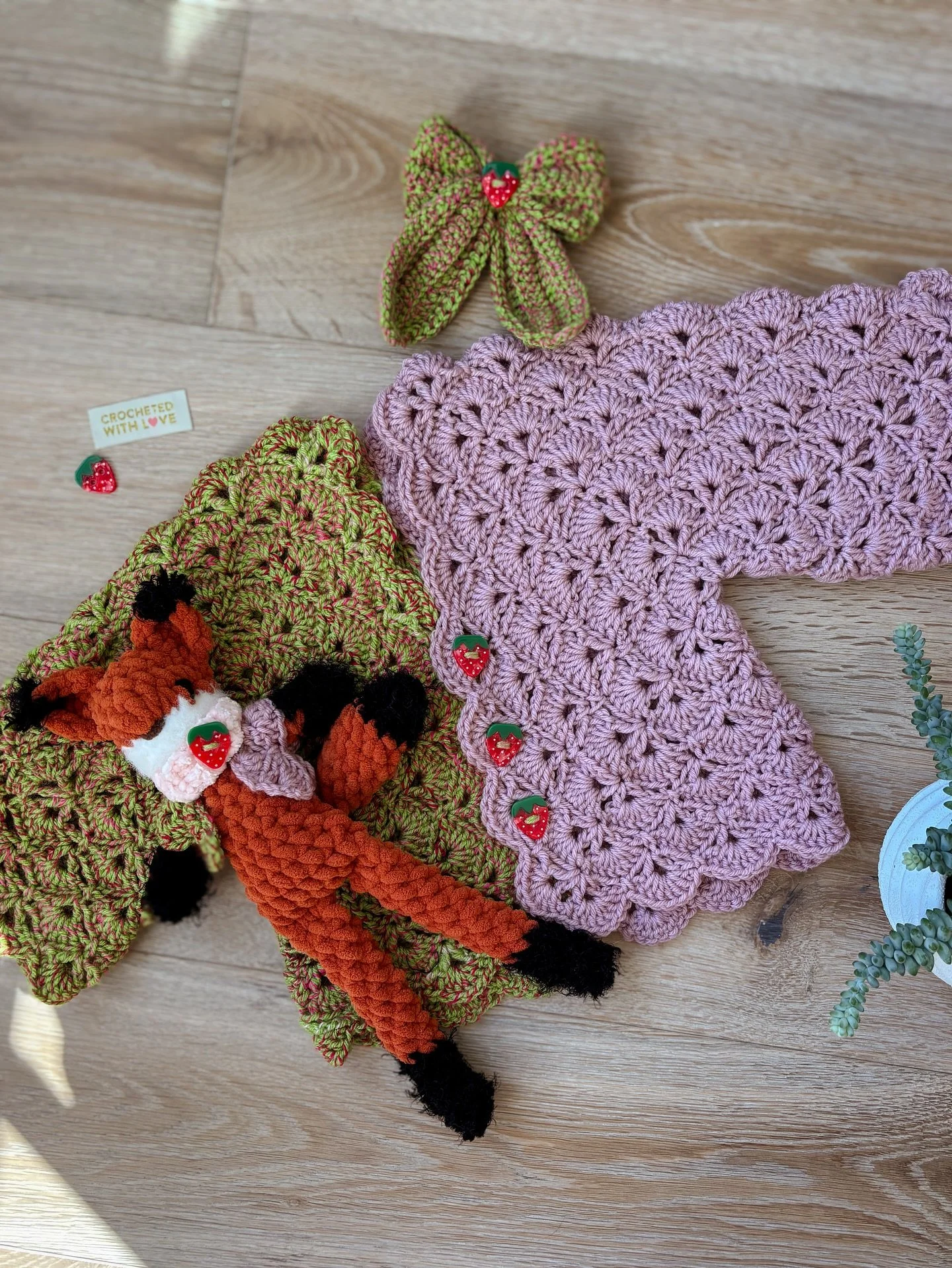 Nothing beats seeing the joy on my daughter&rsquo;s face when I give her a new handmade piece. She cherishes every single stitch I make and that makes all the late-night crafting worth it! 💖 

For Christmas this year, I crocheted this matching sweat