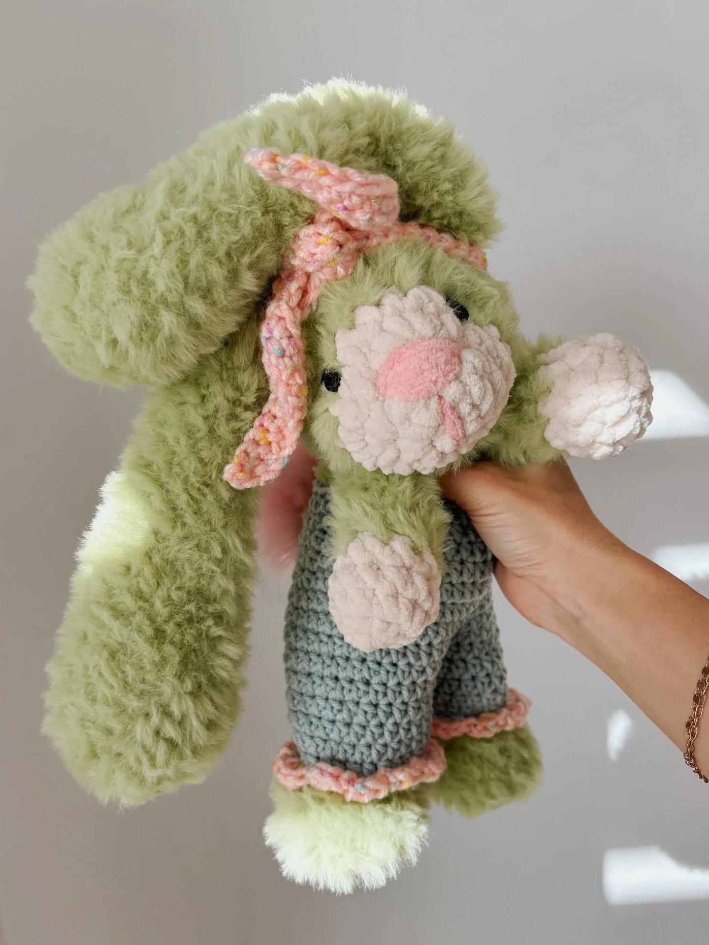 Button the Bunny. She&rsquo;s Spring awakening. She definitely smells like dried chamomile and clover honey. She is a scoop of Pistachio Rosewater ice cream. She a sophisticated bunny that still reminds you of a whimsical treat from a vintage candy s