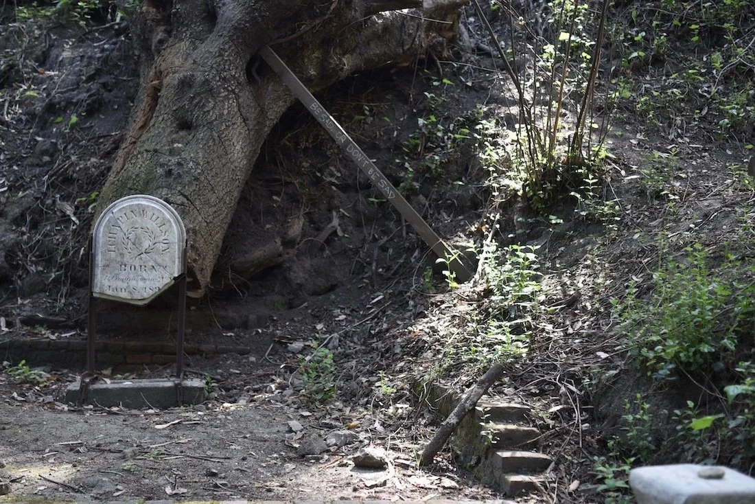 Crumbling Gravestone