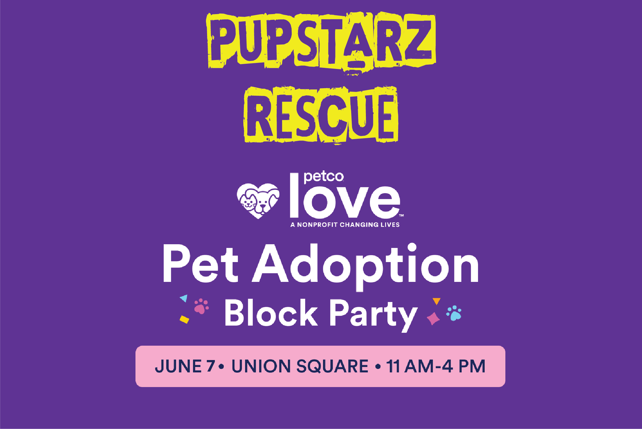 Petco Love Adoption Block Party 