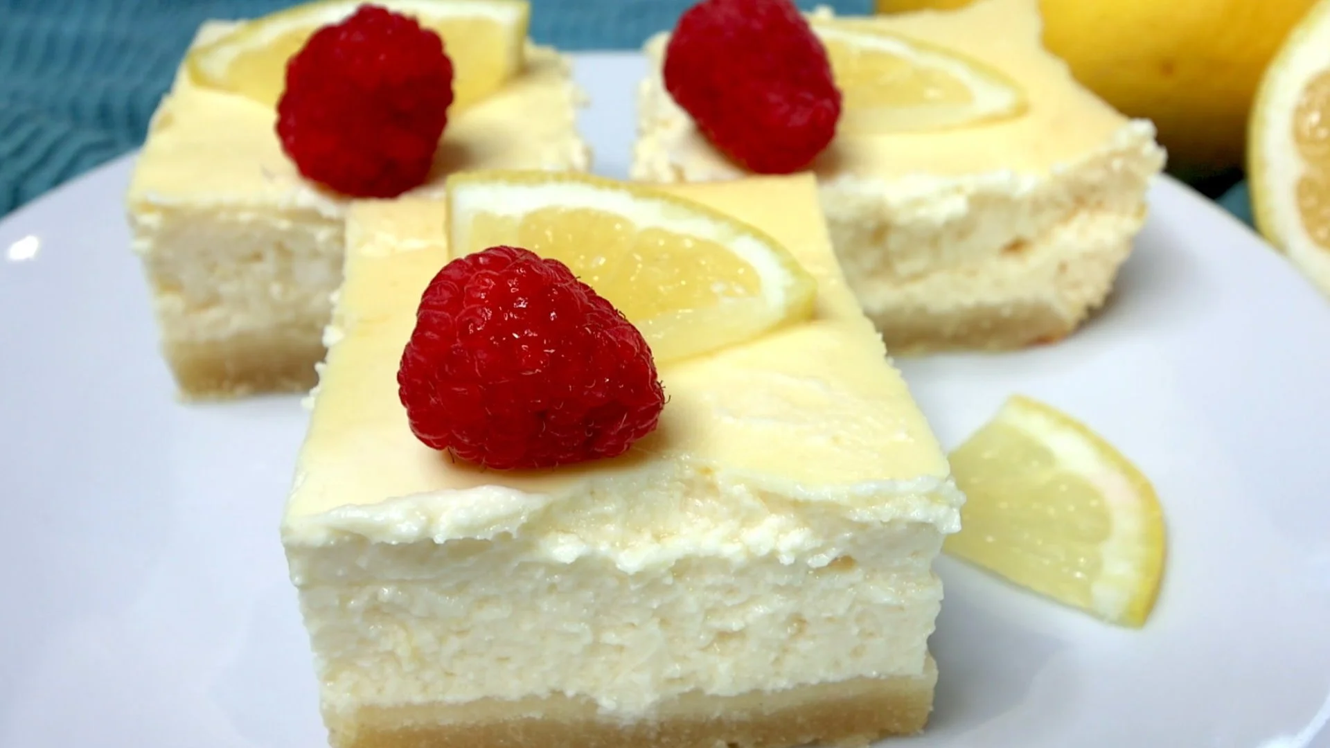Greek Yogurt Lemon Bars🍋 HIGH PROTEIN