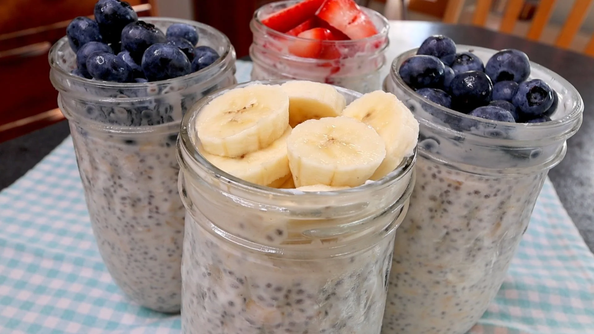 High Protein Overnight Oats 🥣🩷