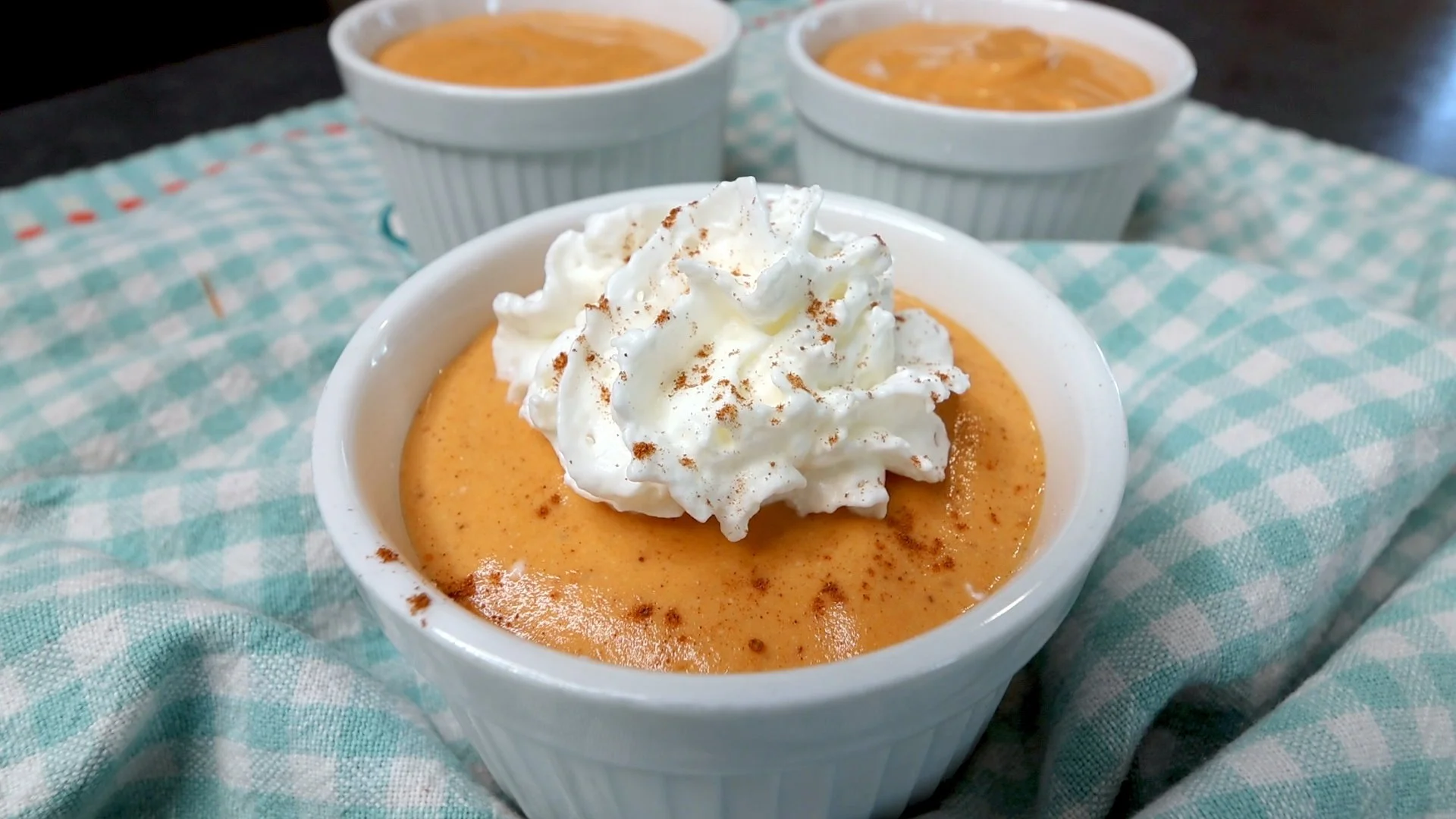 HIGH PROTEIN Pumpkin Cheesecake Mousse🎃With Cottage Cheese