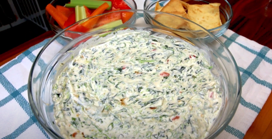 Skinny Spinach Dip