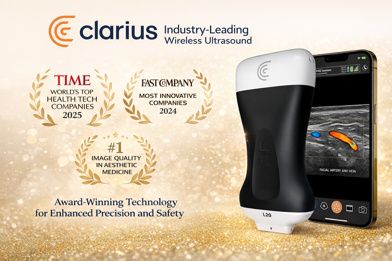 Clarius L20 handheld ultrasound