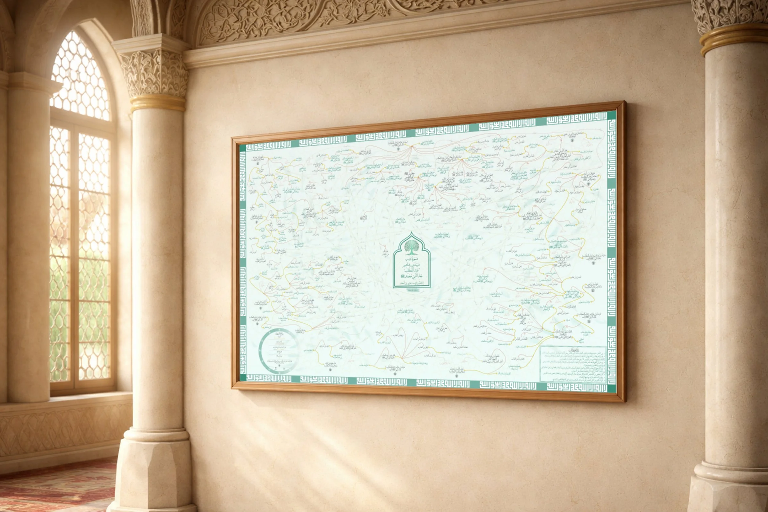 ARABIC VERSION - Extended Family Tree of Prophet Muhammad ﷺ - Digital Download