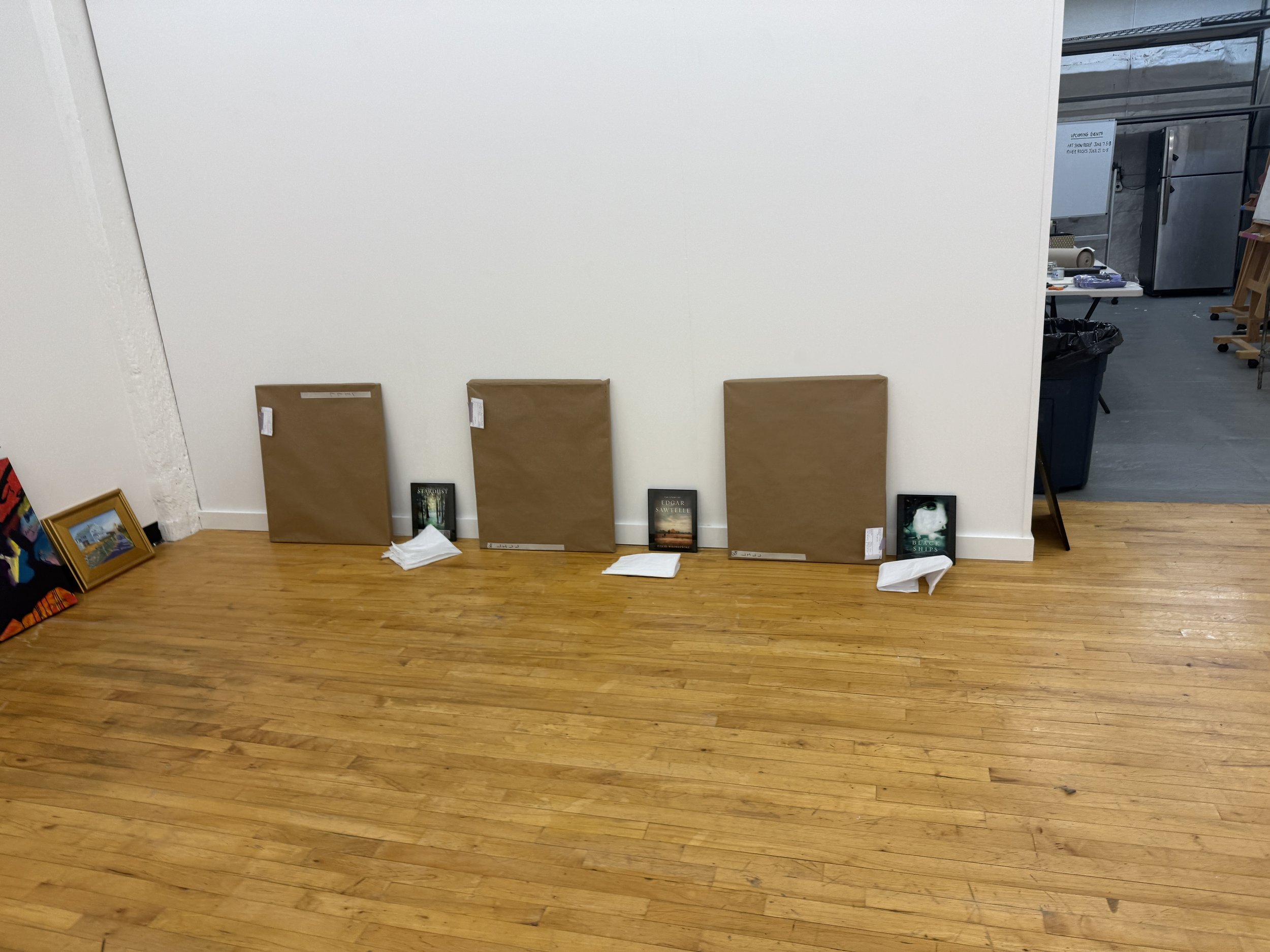 Hanging “Summer Reading” an inside look at what goes on behind the scenes.