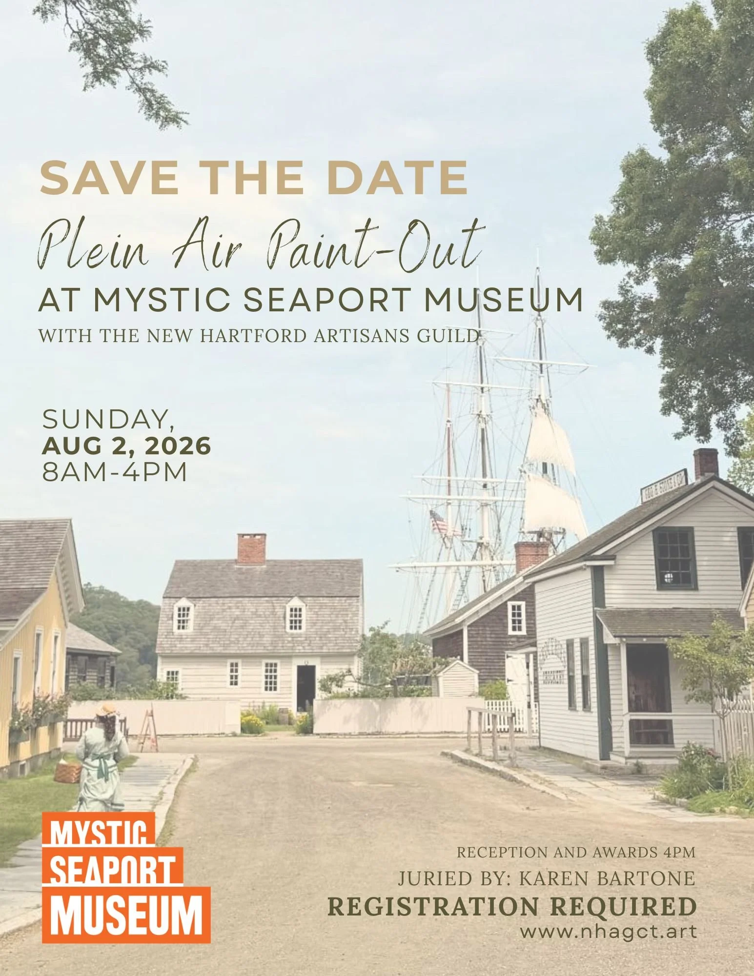 Plein Air Paint-Out at Mystic Seaport Museum