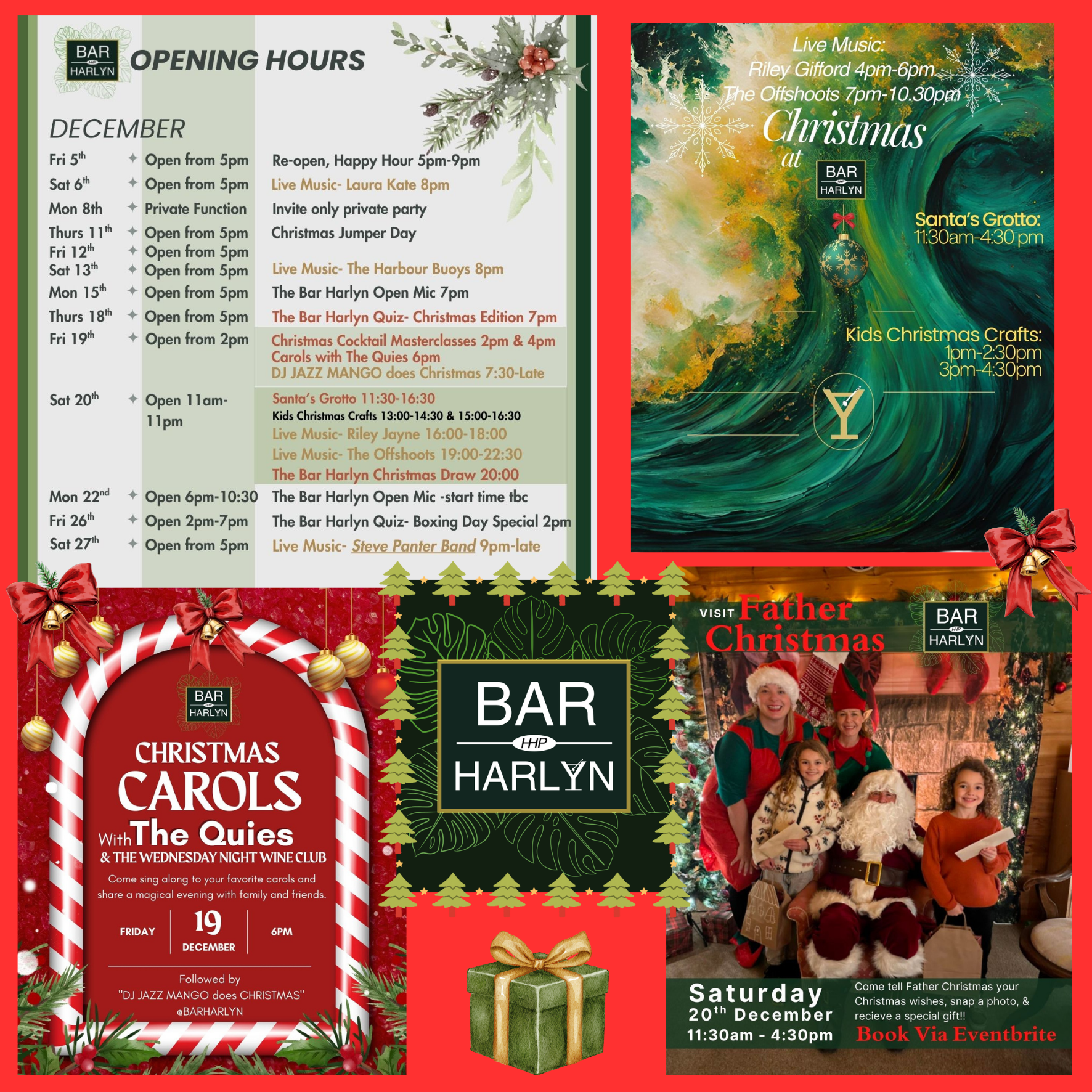 Christmas at Higher Harlyn &amp; Bar Harlyn