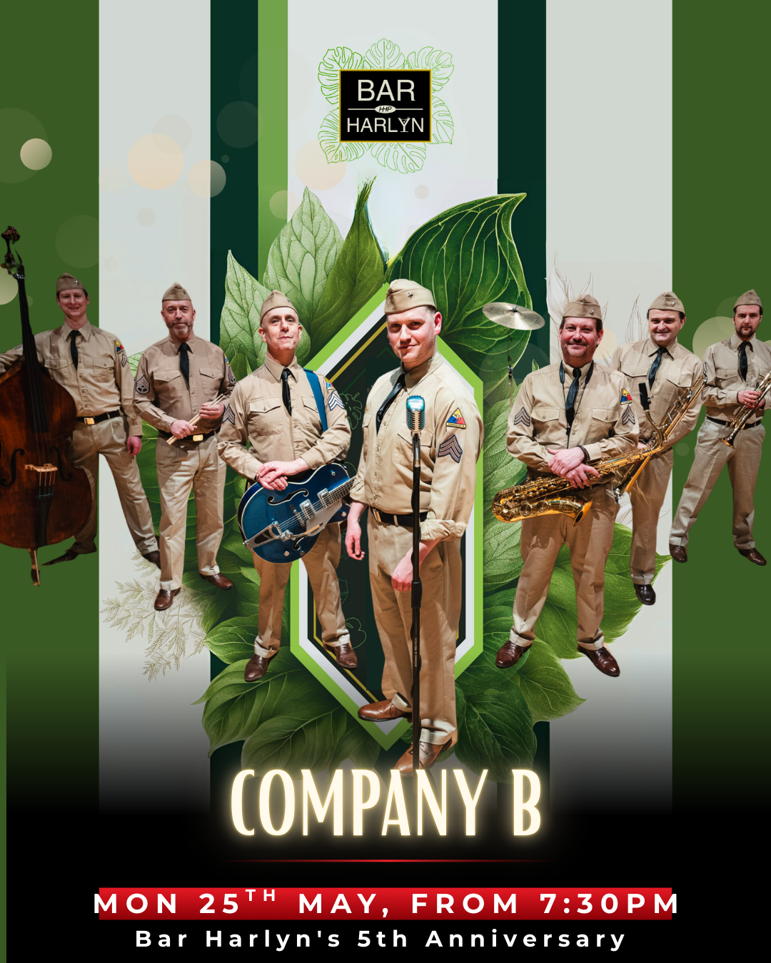 Company B @companybsocial - celebrate 50 years of the bar at HHP!