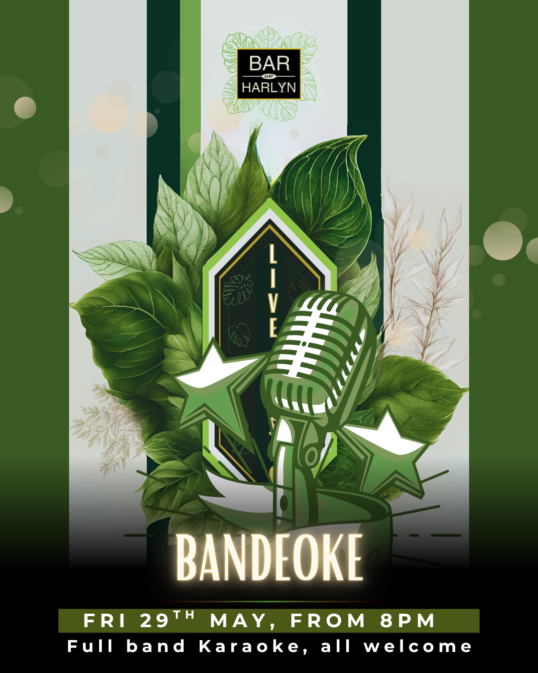 Bandeoke from 8.00pm