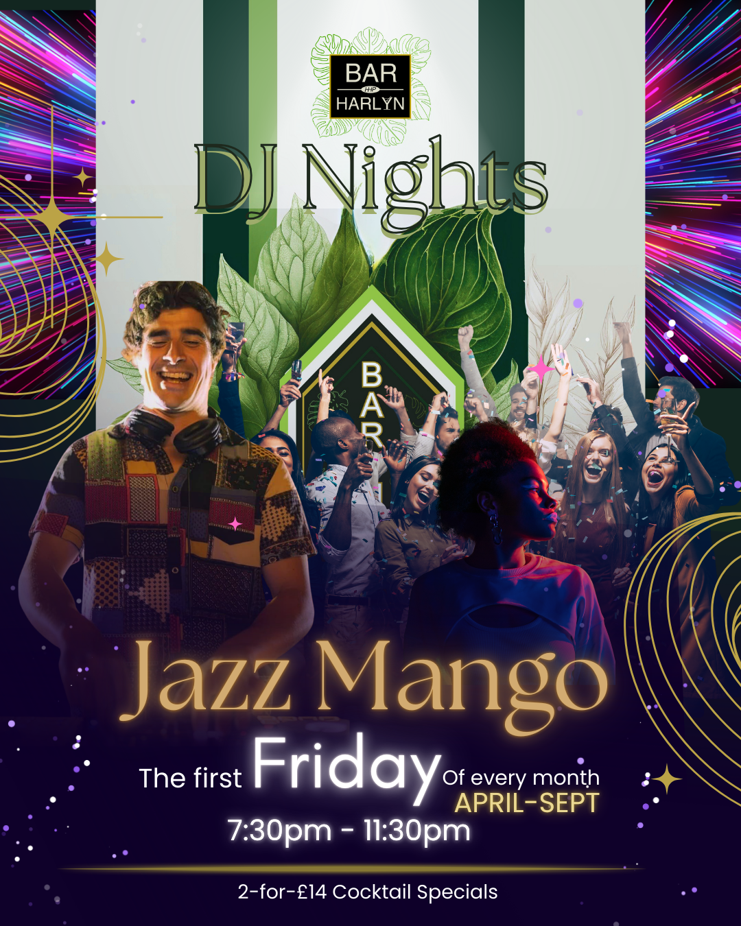 Live Music - Ibiza White Party - DJ Jazz Mango 7.30pm @jazz_mango_