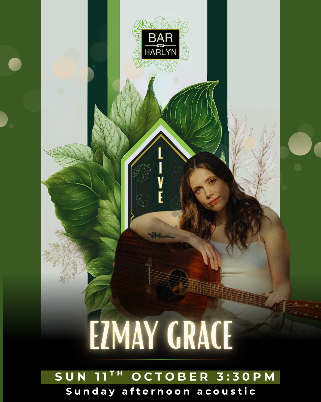Sunday Session with Ezmay Grace from 3.30pm