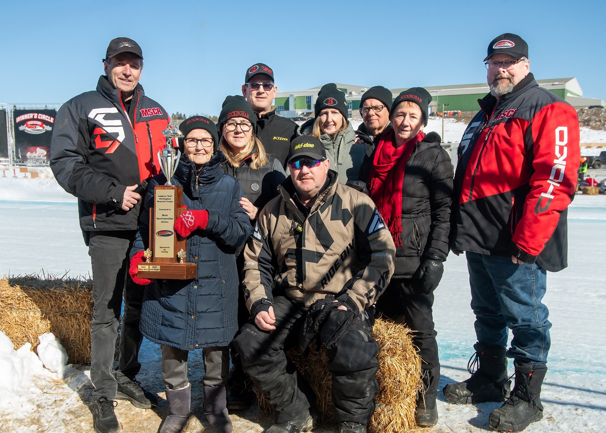The Red Buckingham Memorial Trophy for the Most Sportsmanlike Driver was presented to Clay Rafferty from Crown Point, New York 👏